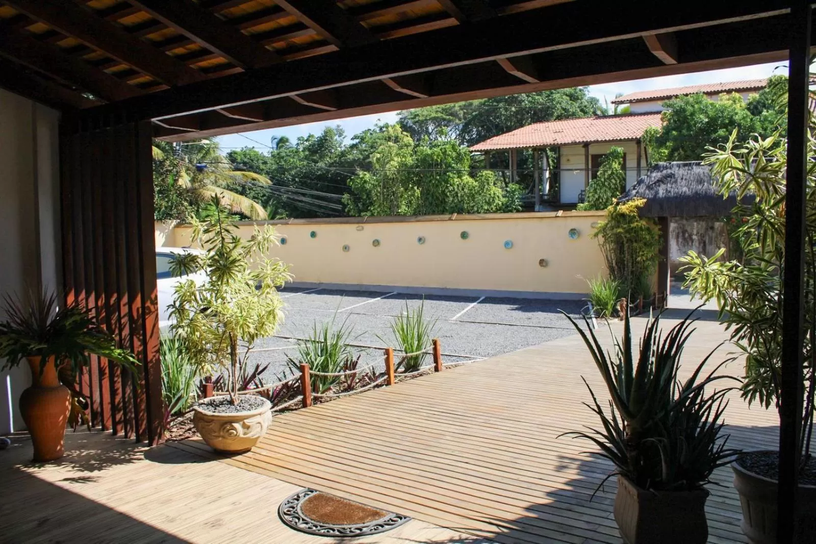 Parking in Pousada dos Hibiscus