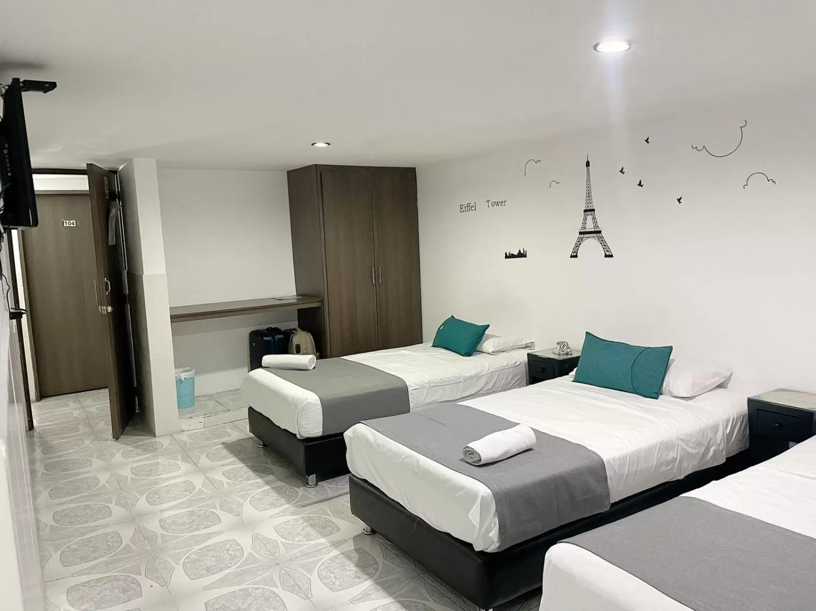 Bed in Casa Hotel Quinta Real