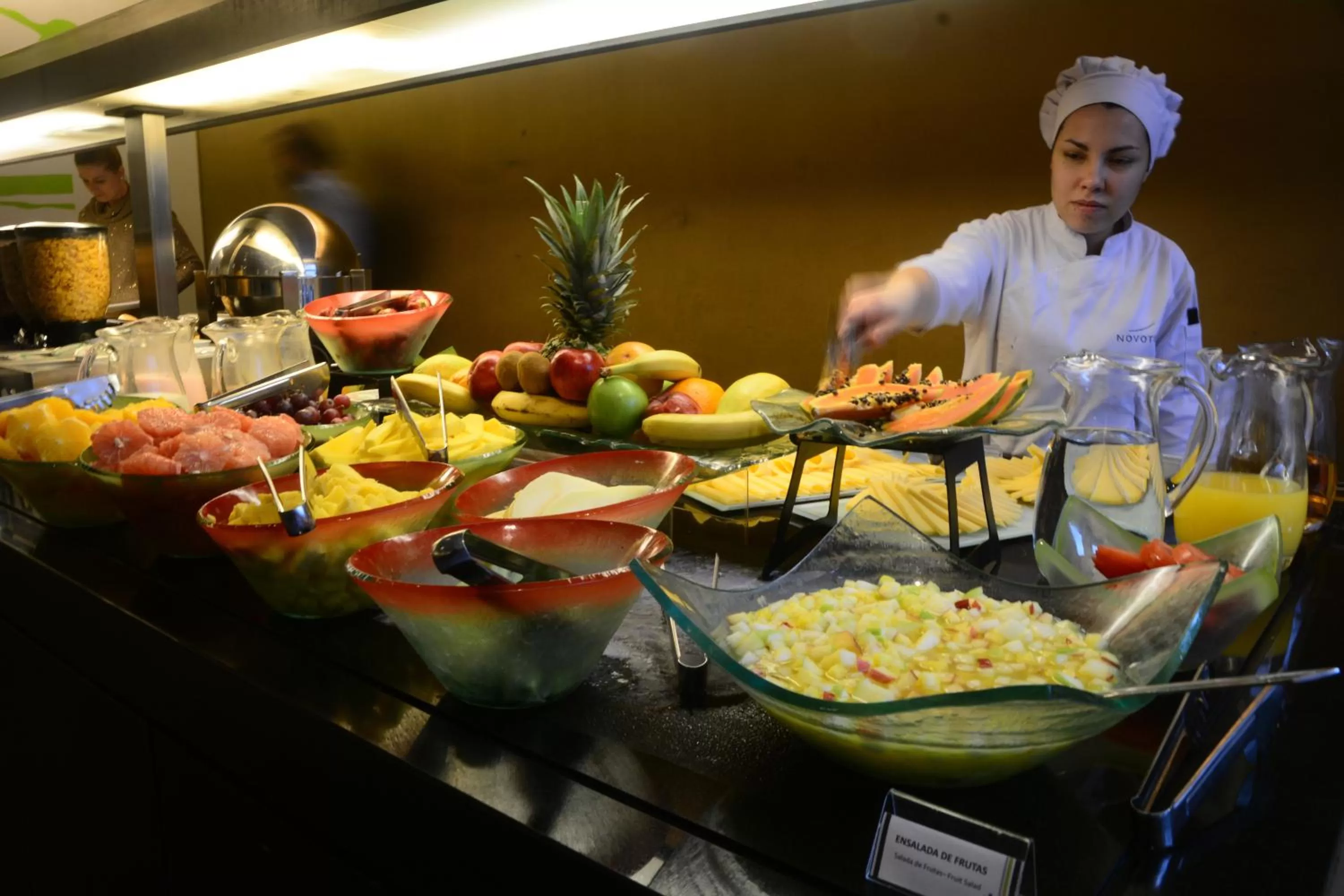 Buffet breakfast in Novotel Buenos Aires