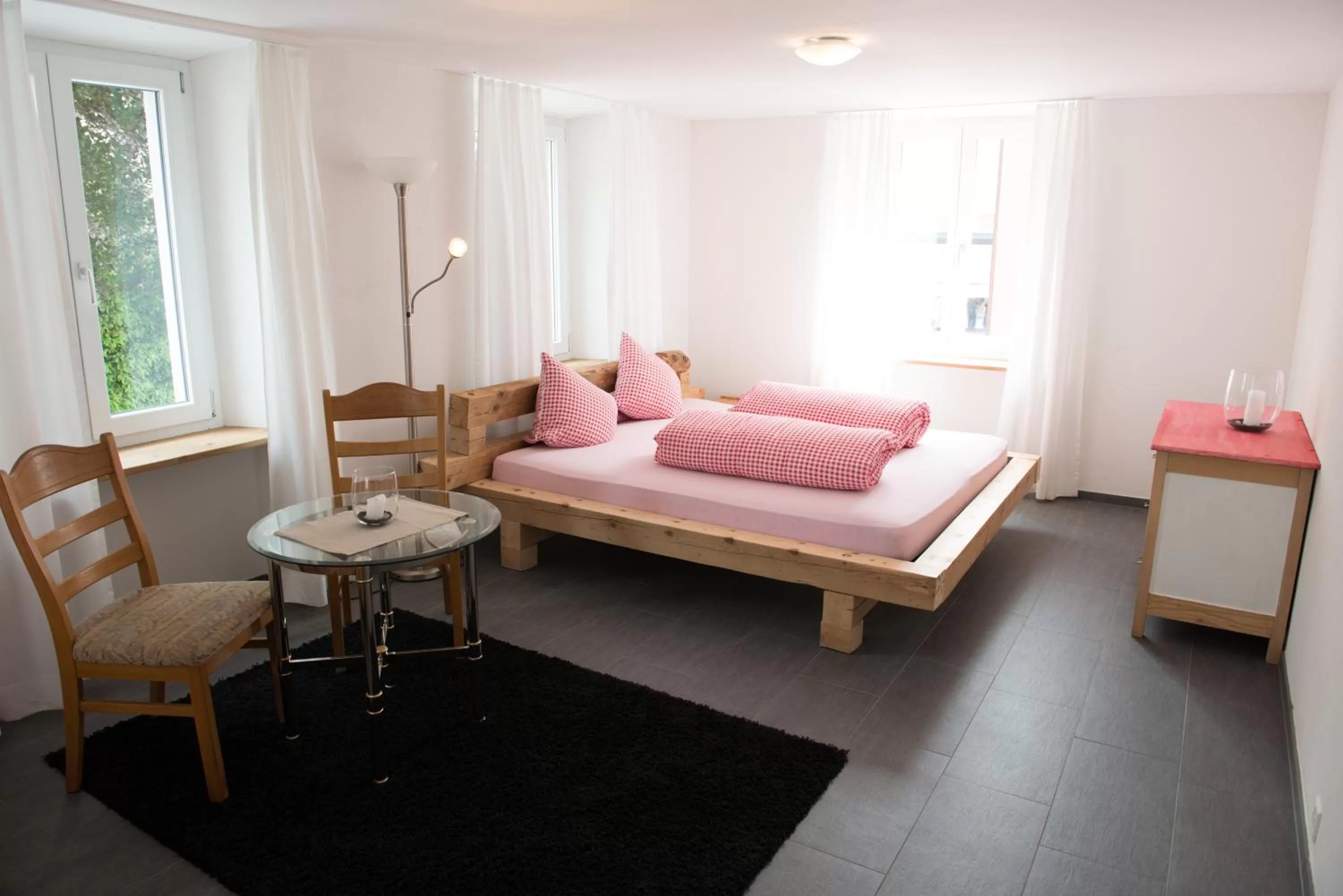 Photo of the whole room, Bed in Hirschen B&B