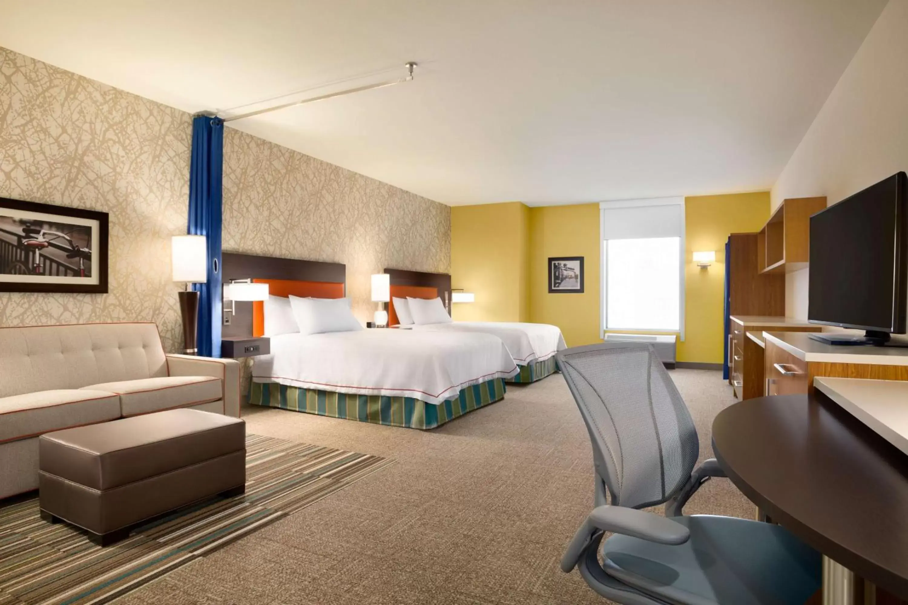 Studio Suite with Two Queen Beds - Hearing Access/Non-Smoking in Home2 Suites By Hilton Birmingham Downtown Studio Suite with Two Queen Beds - Hearing Access/Non-Smoking in Home2 Suites By Hilton Birmingham Downtown