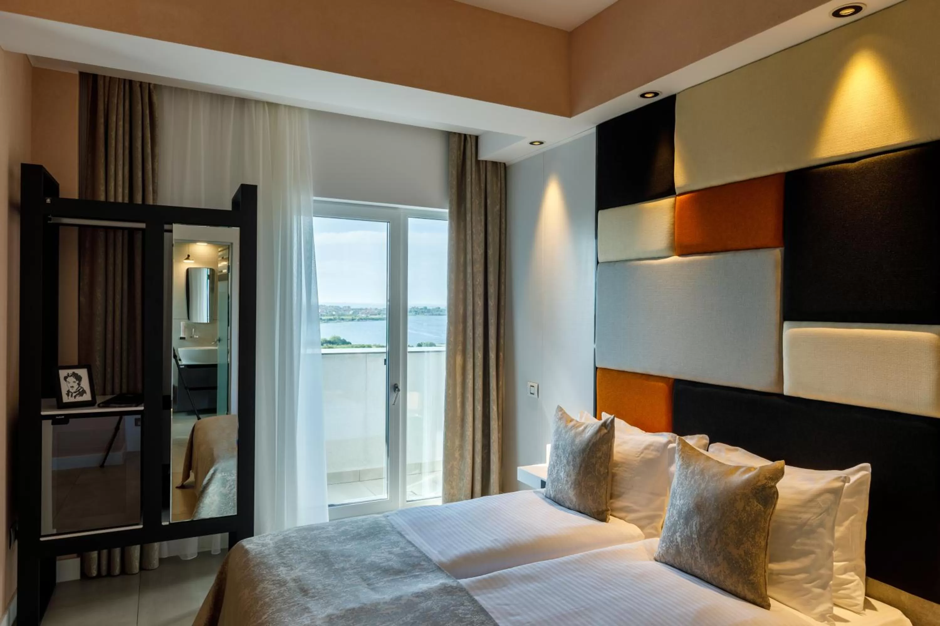 Bed in Mava Apartamente