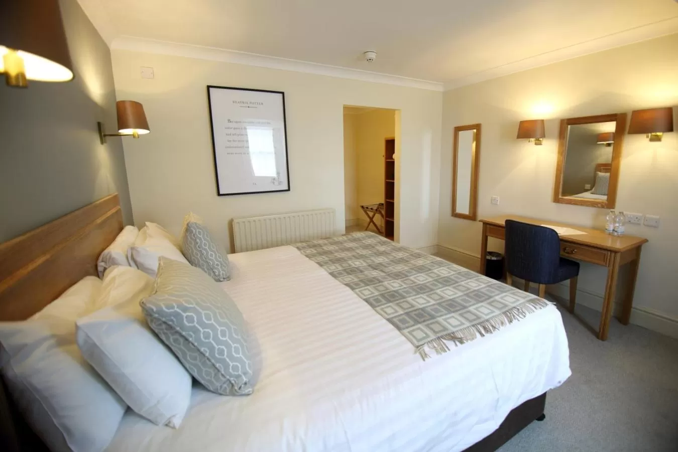 Bed in Mercure Gloucester Bowden Hall Hotel