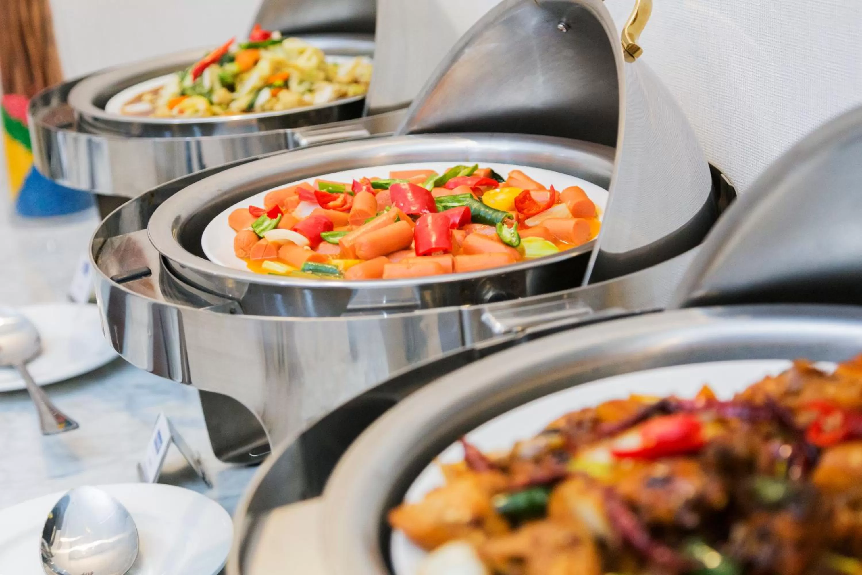 Buffet breakfast in Kyriad Fatmawati Jakarta