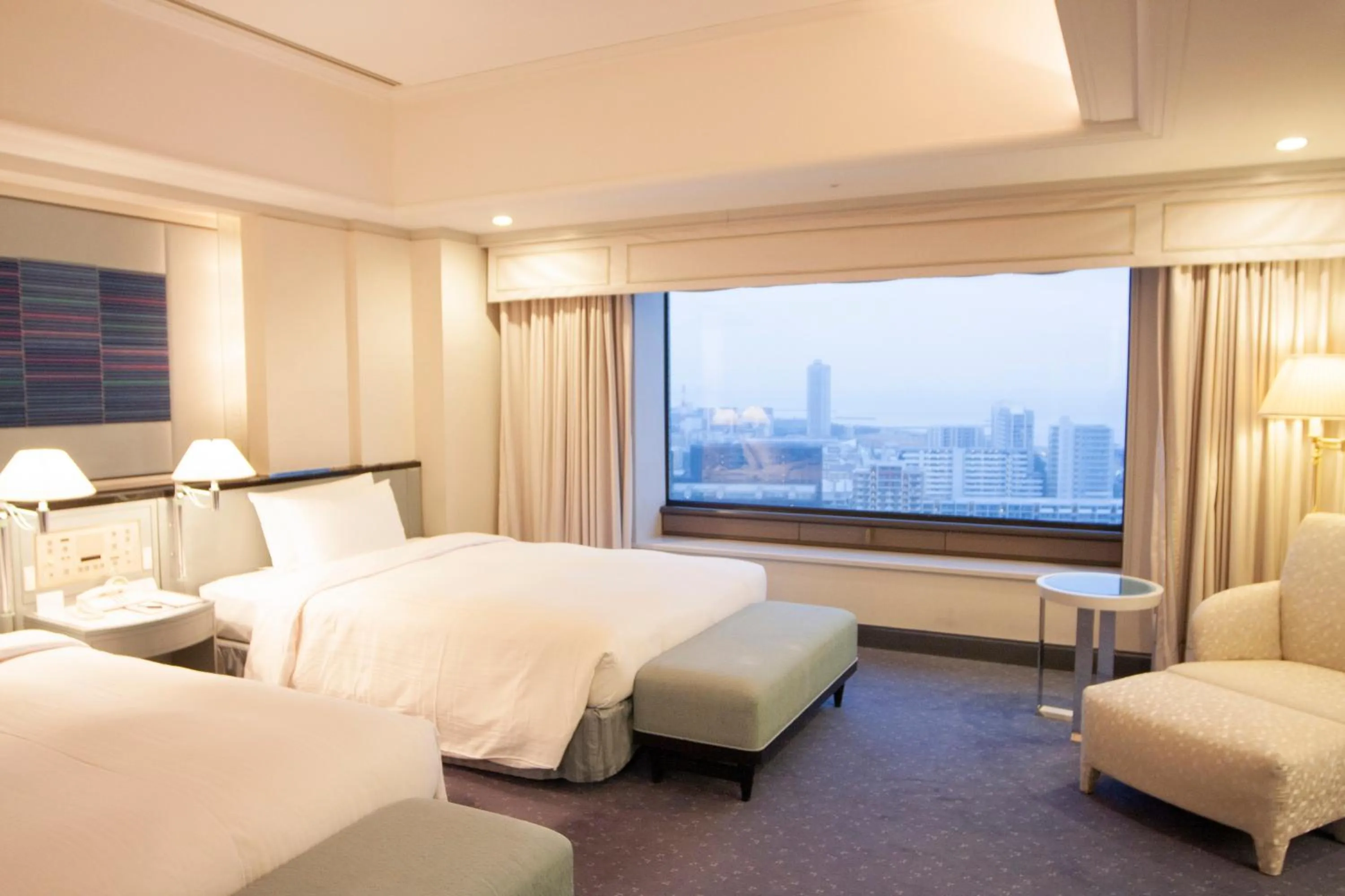 Bed in Hotel New Otani Makuhari