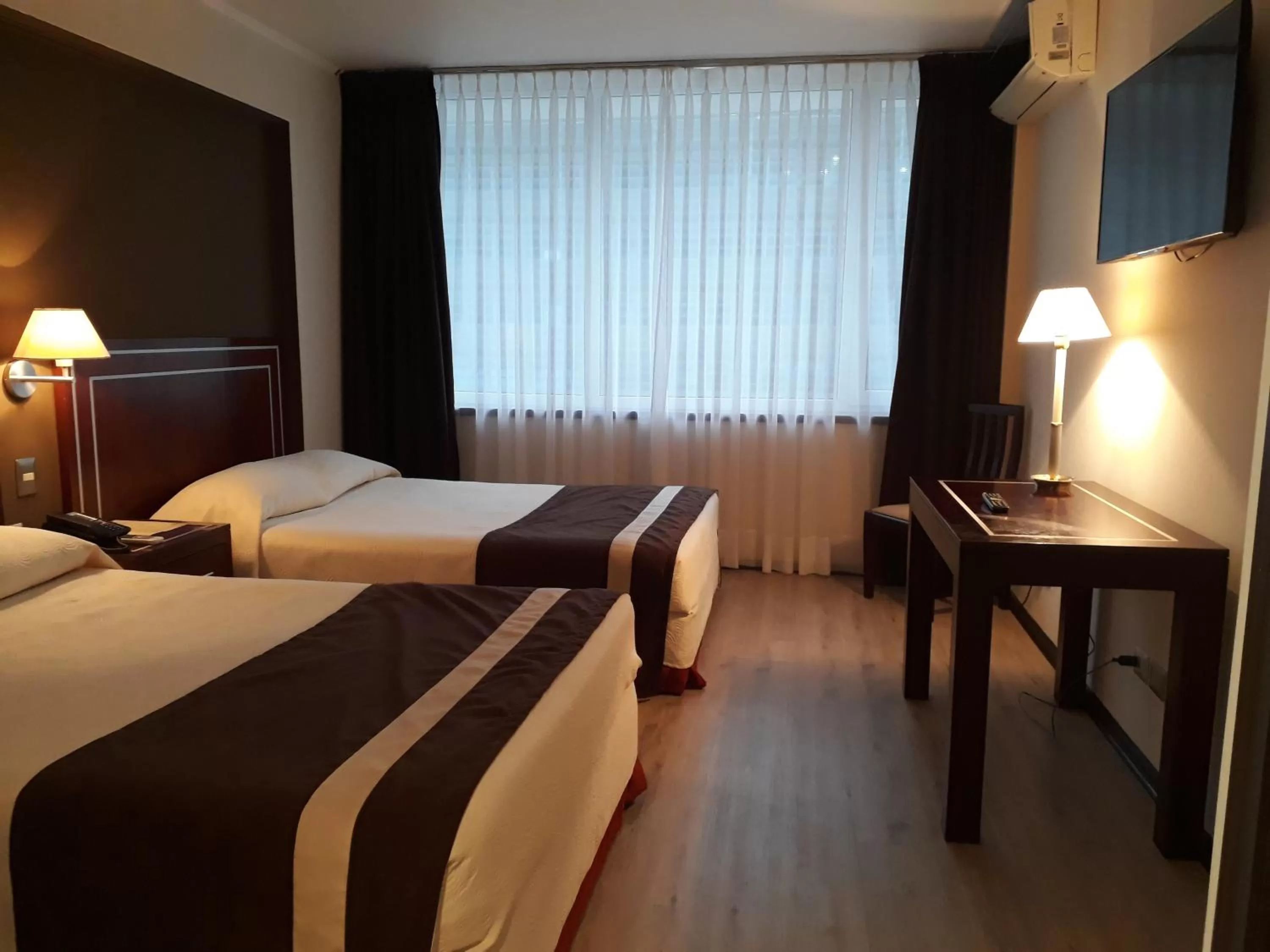 Bed in Hotel El Araucano