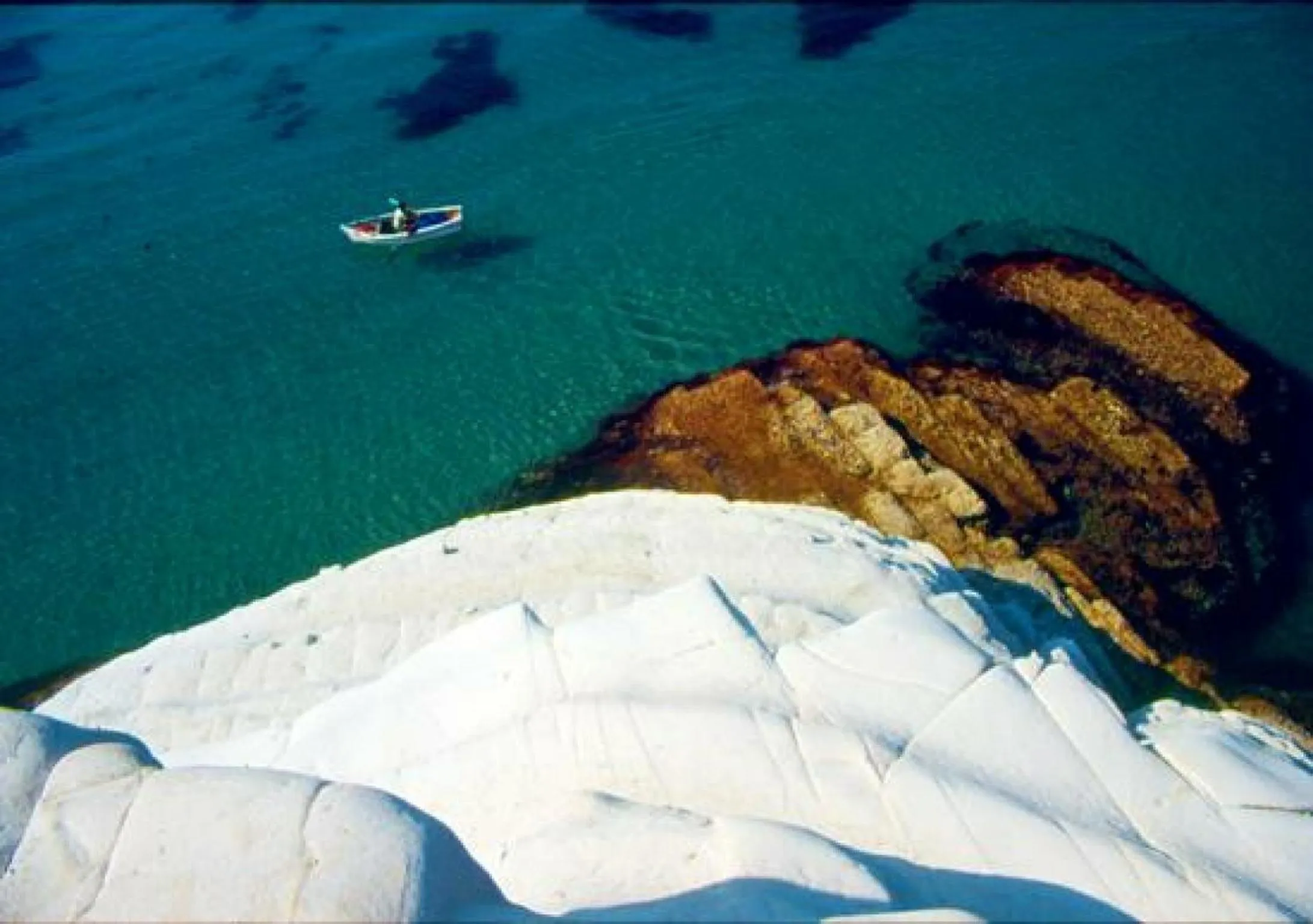 Bird's eye view in Scala Dei Turchi Resort