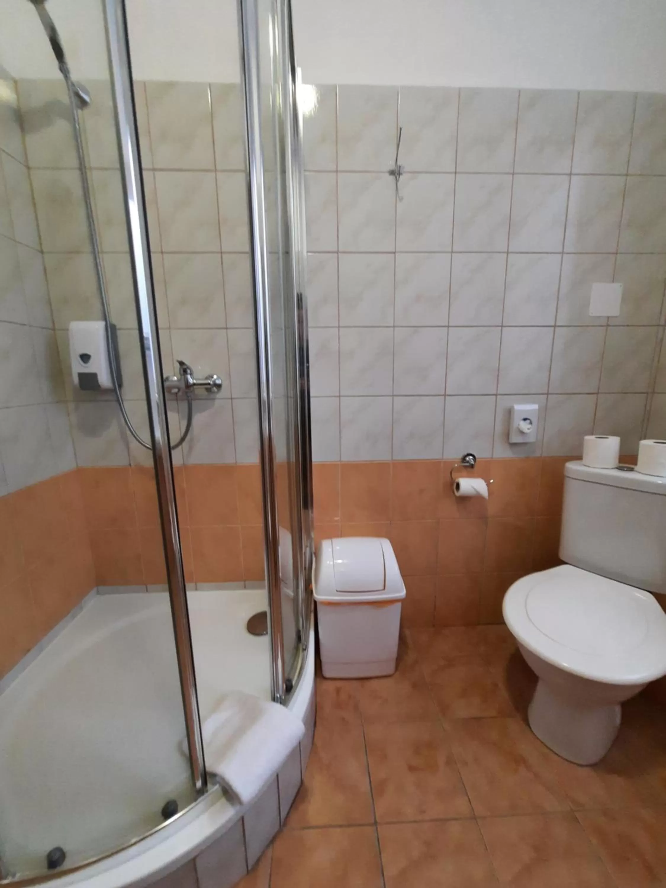 Shower in Hotel Boršičanka