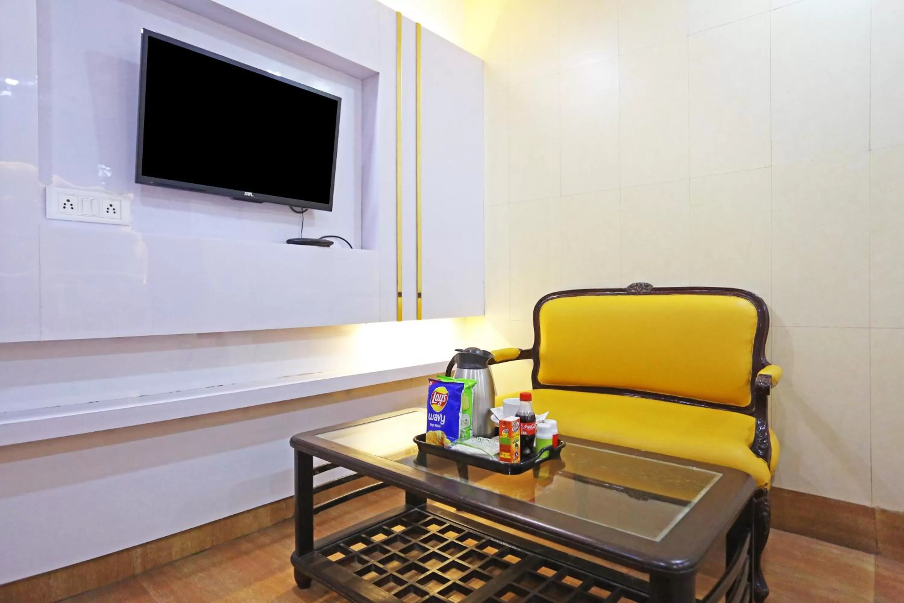TV and multimedia, TV/Entertainment Center in Hotel Preet Palace -5 Mints Walk From Nizamuddin Railway Station
