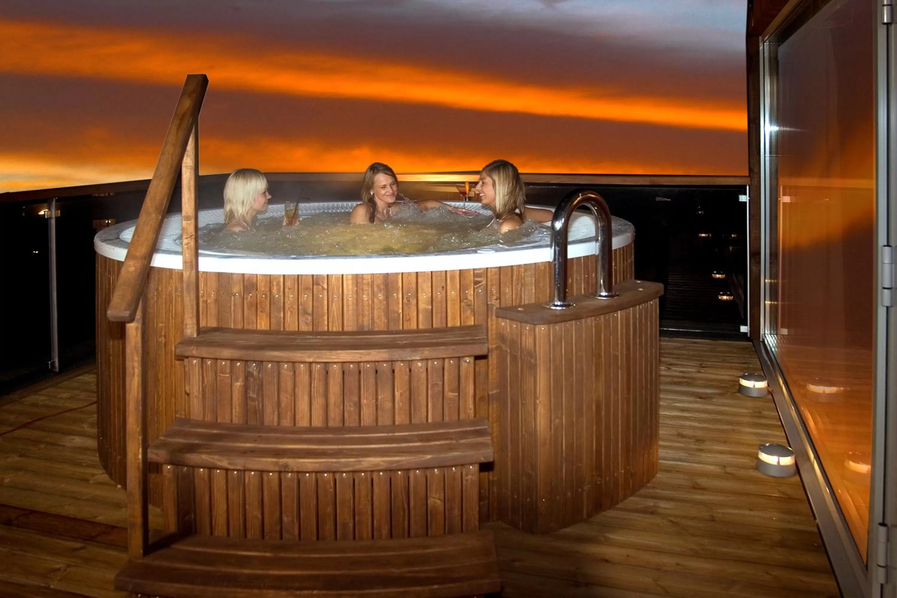 Patio in Johan Design & SPA Hotel