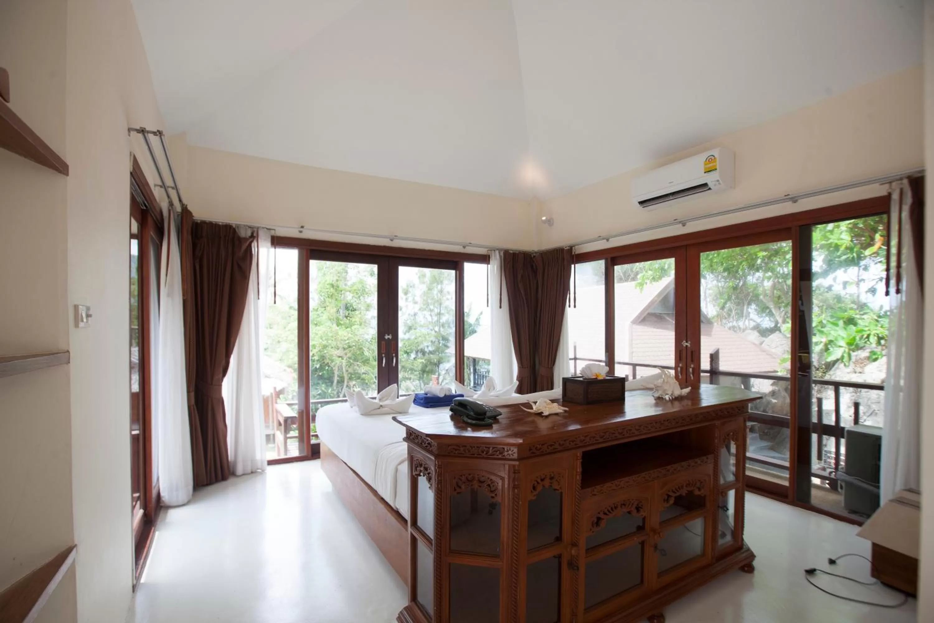 Property building, Bed in Vikasa Yoga Retreat