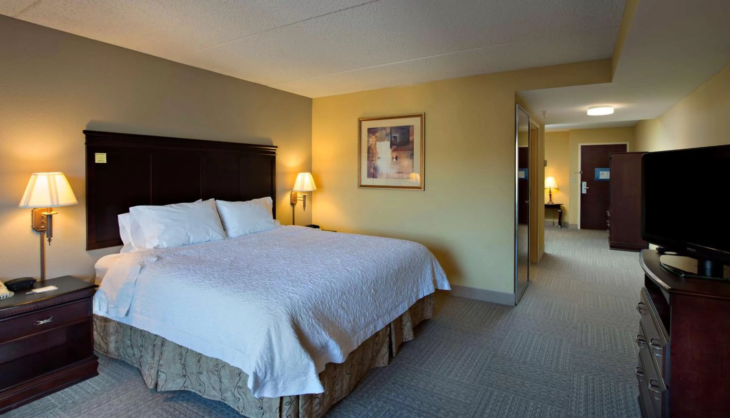 Bed in Hampton Inn Bennington