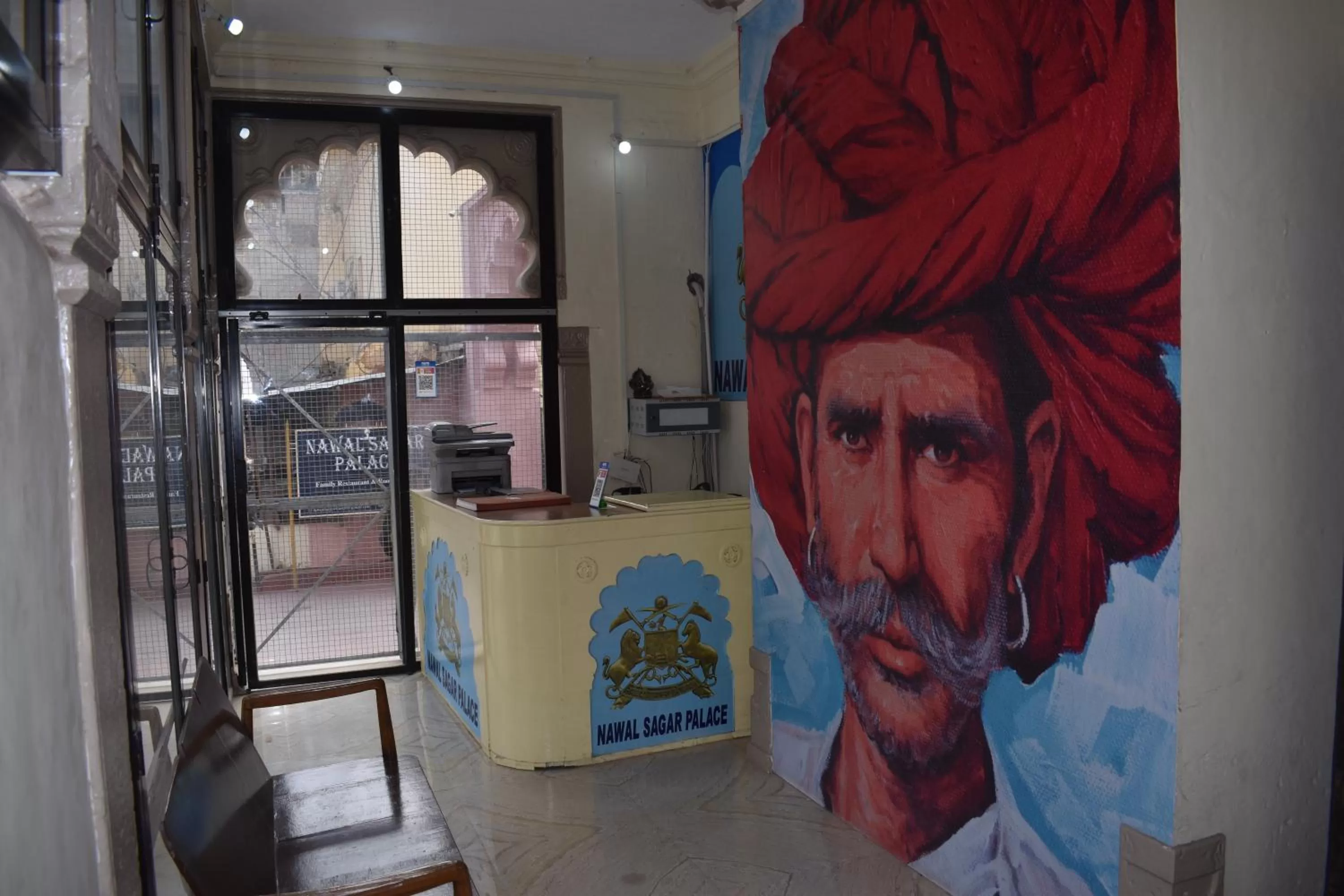 Lobby or reception in Hotel Nawal Sagar Palace - Bundi