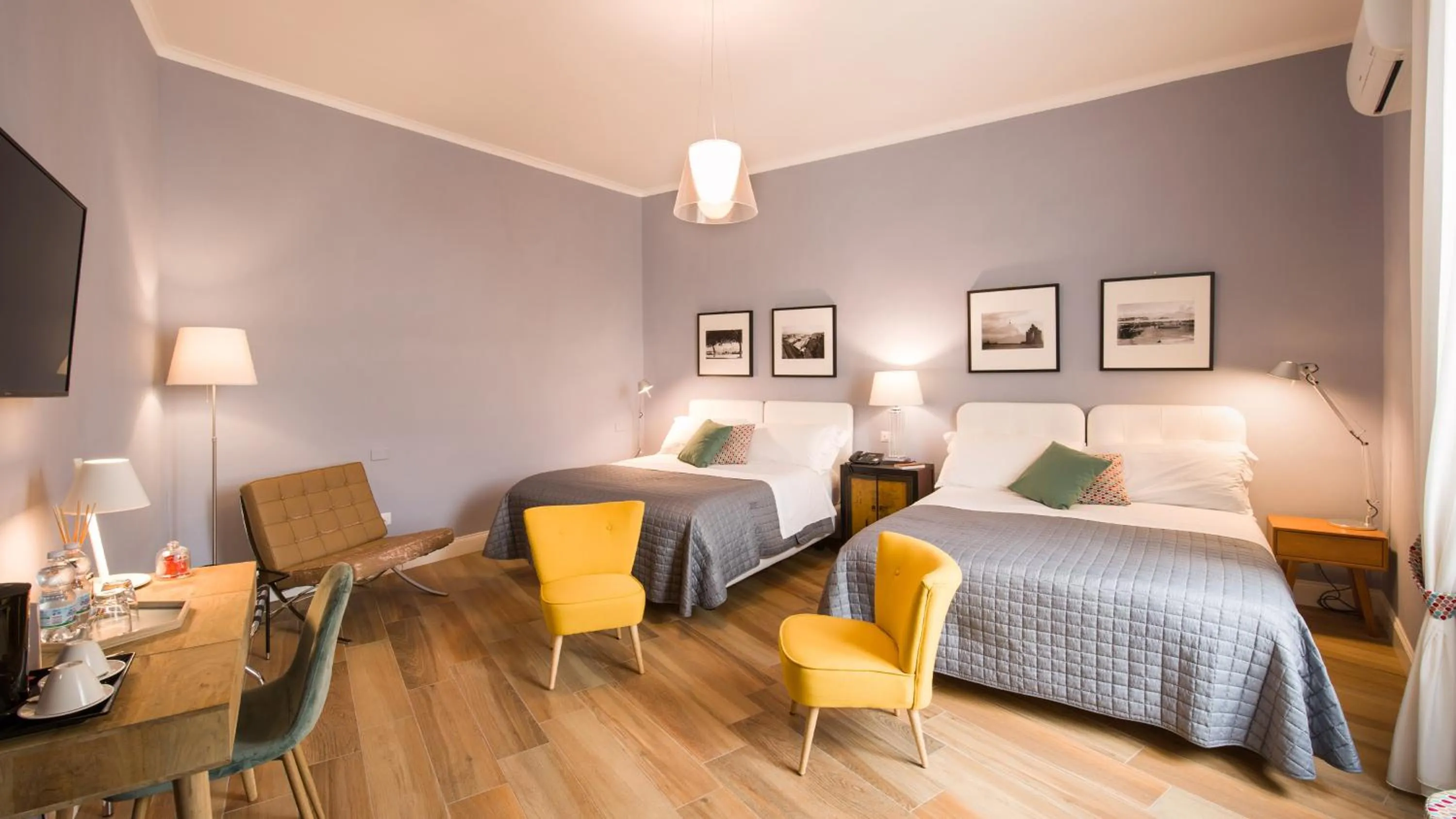 Bed in Santa Chiara Boutique Hotel