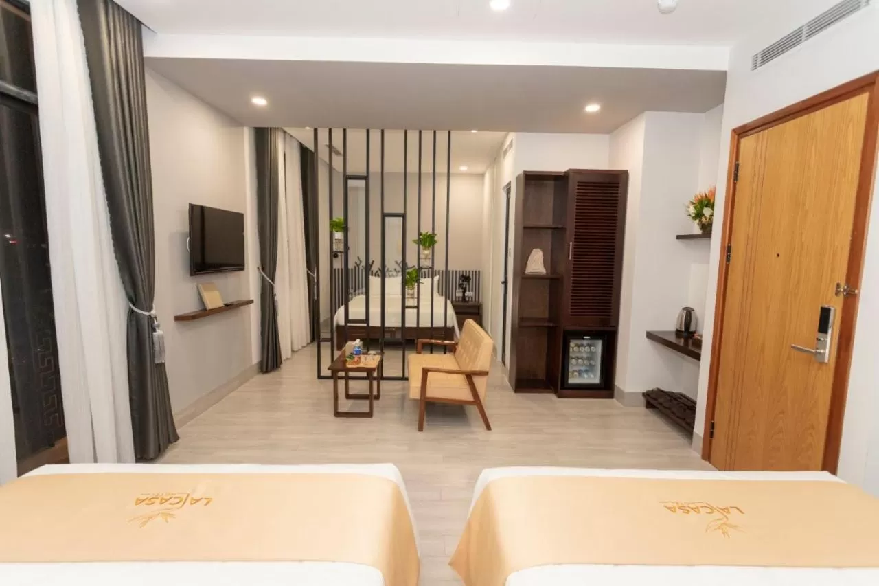 Seating area in La Casa Tuy Hòa