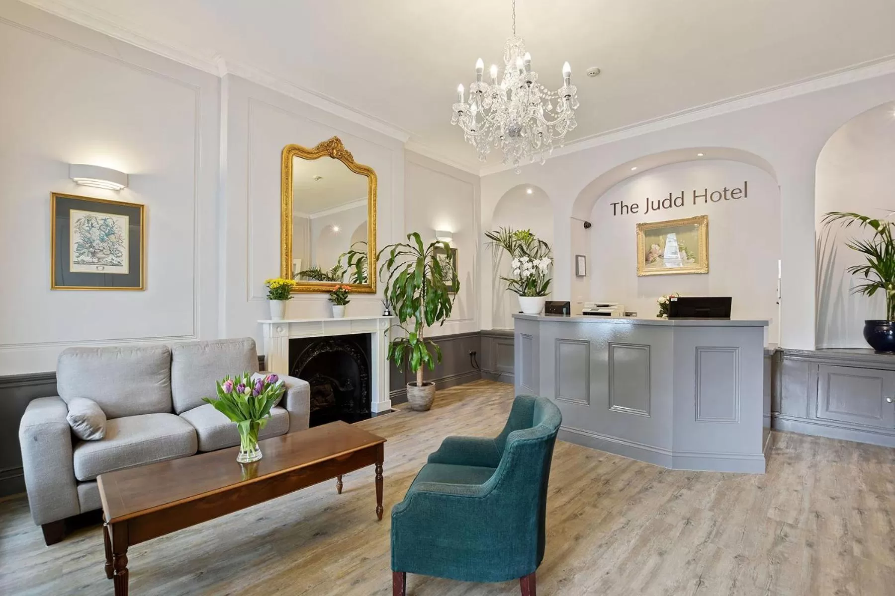 Lobby or reception in The Judd Hotel