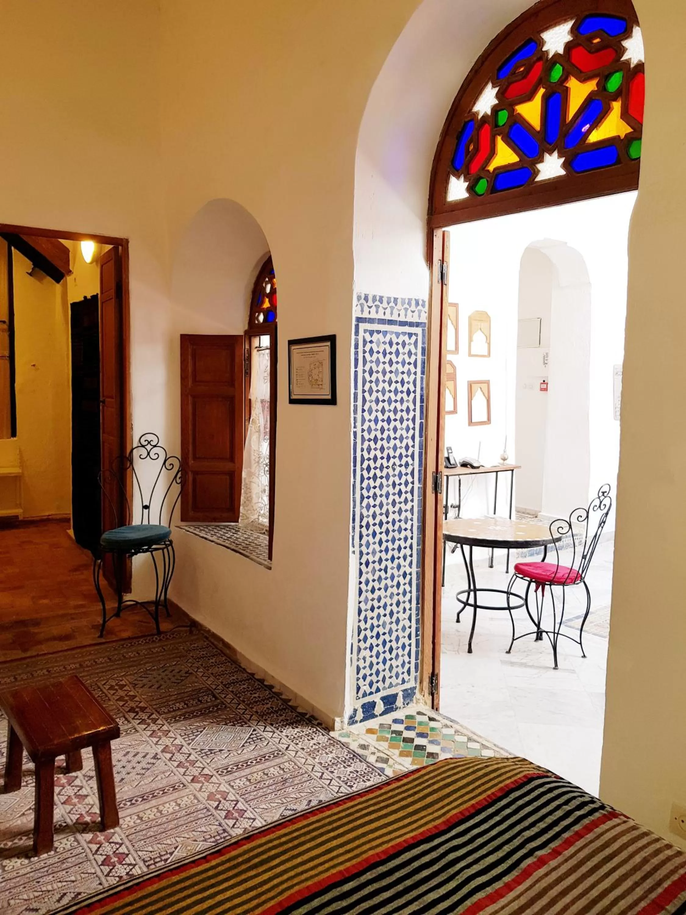 Dining area in Riad Inspira