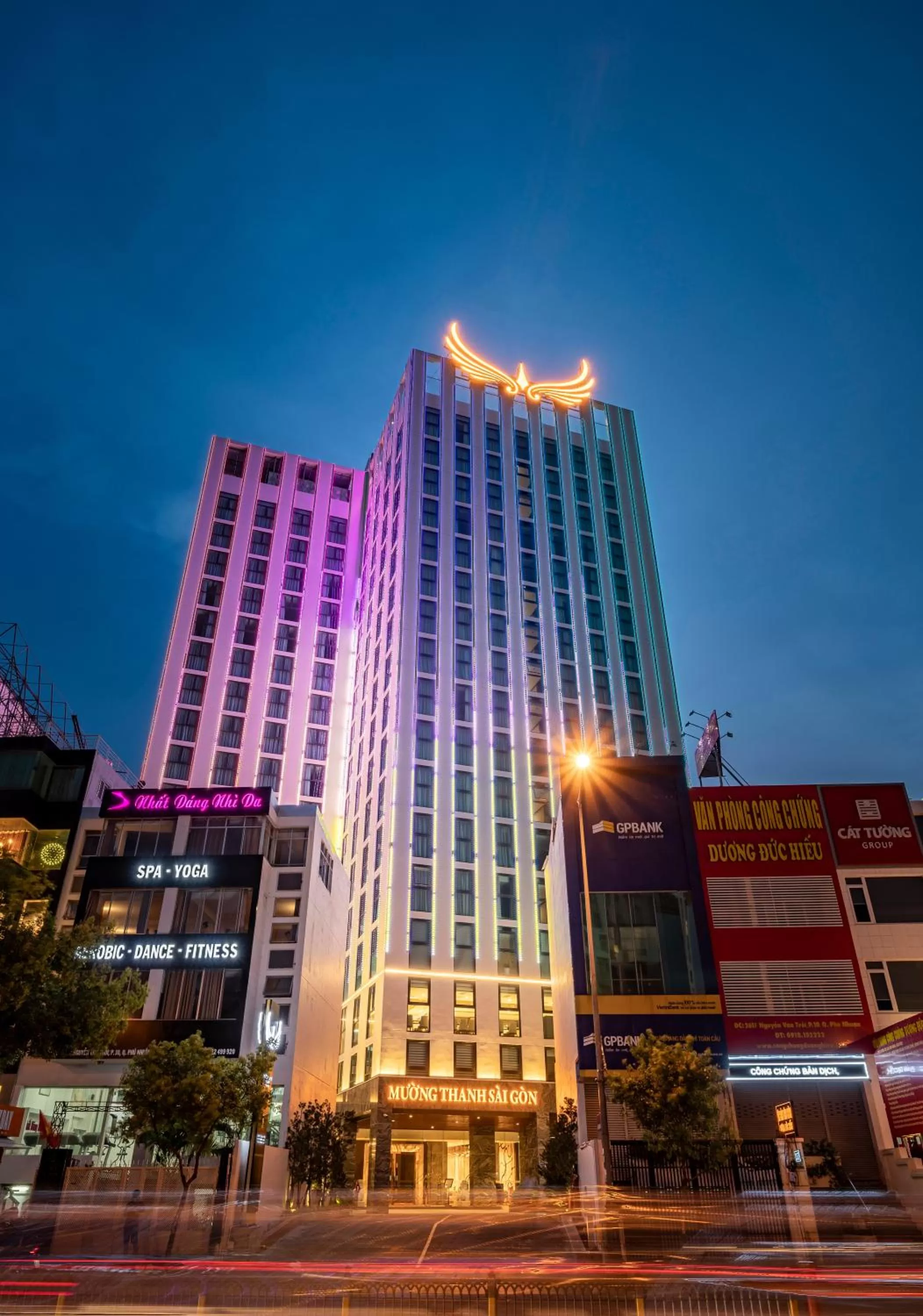 Property building in Muong Thanh Luxury Saigon Hotel