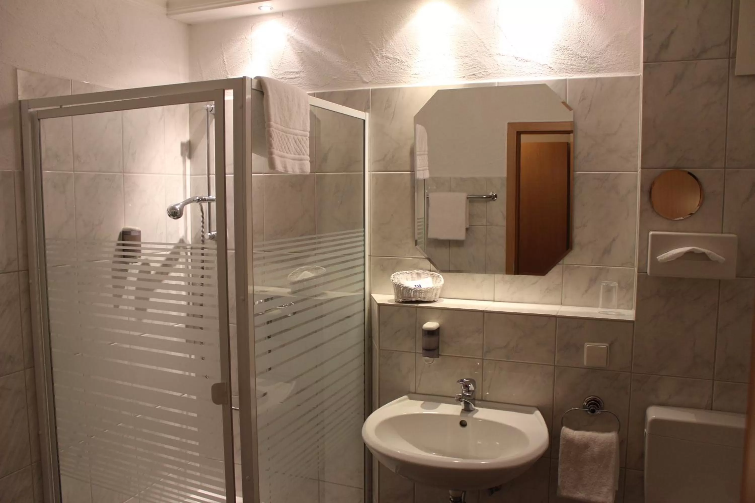 Bathroom in Hotel America