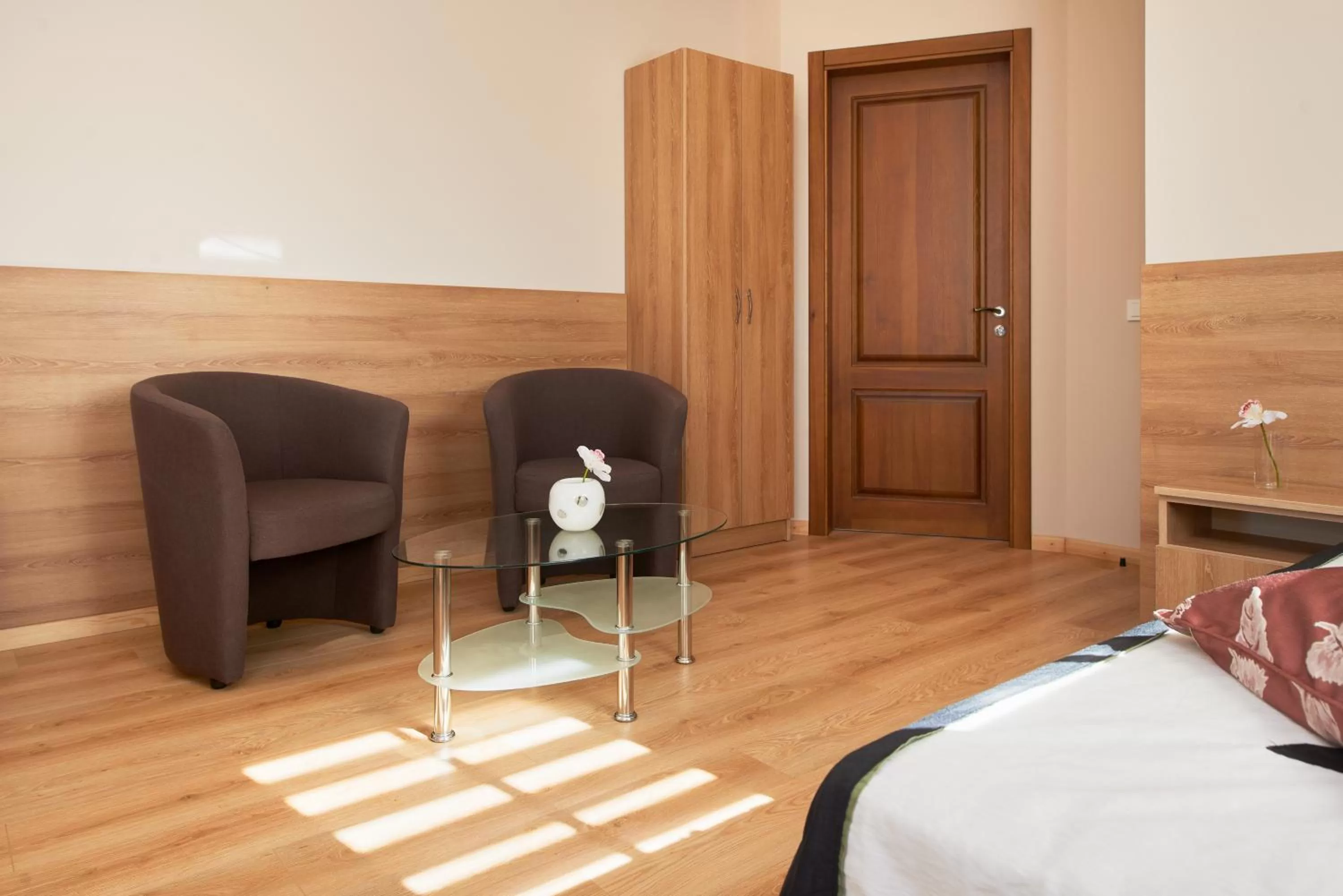 Seating Area in "Trakaitis" apartments in Villa