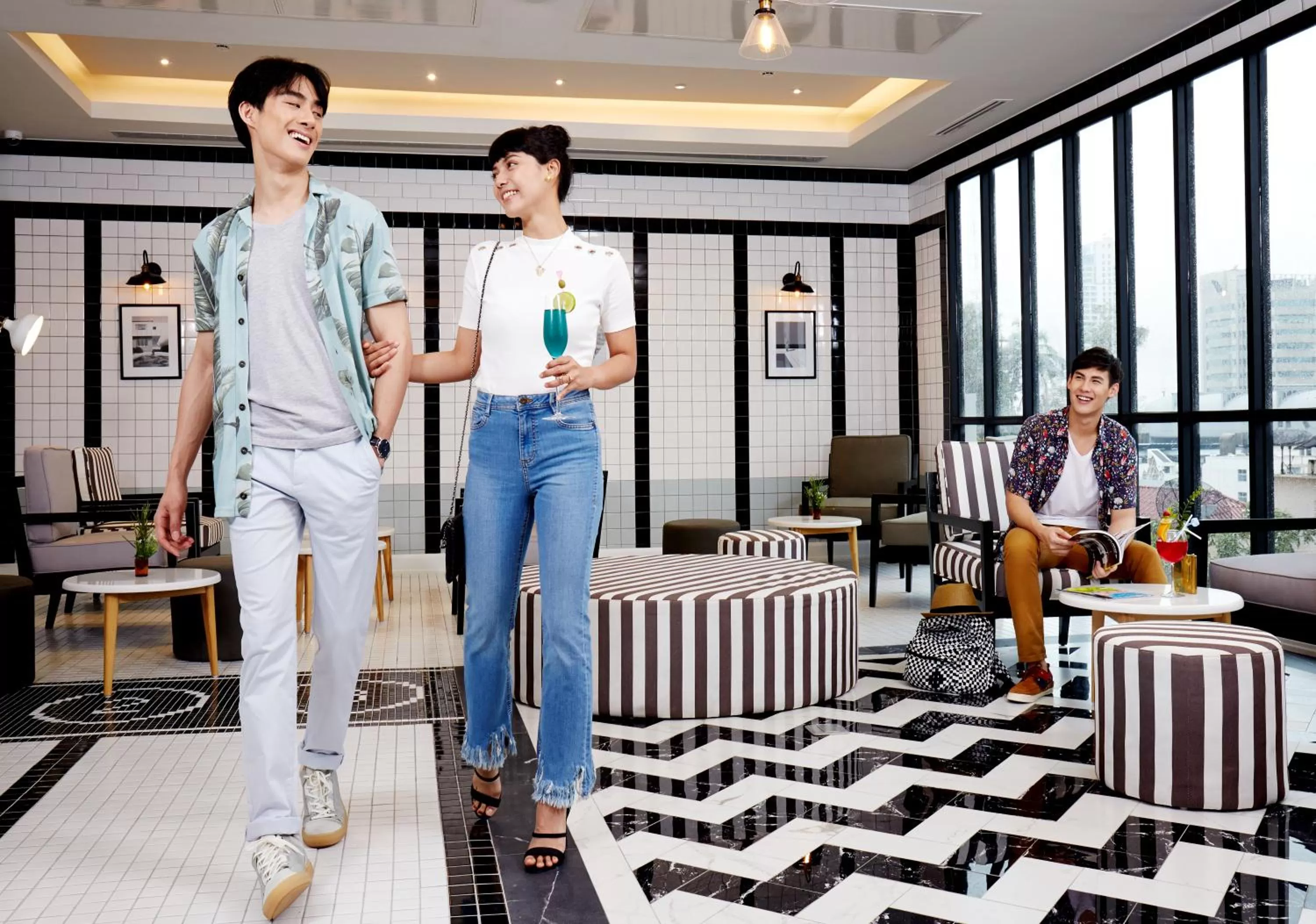 Lounge or bar in Vince Hotel Pratunam