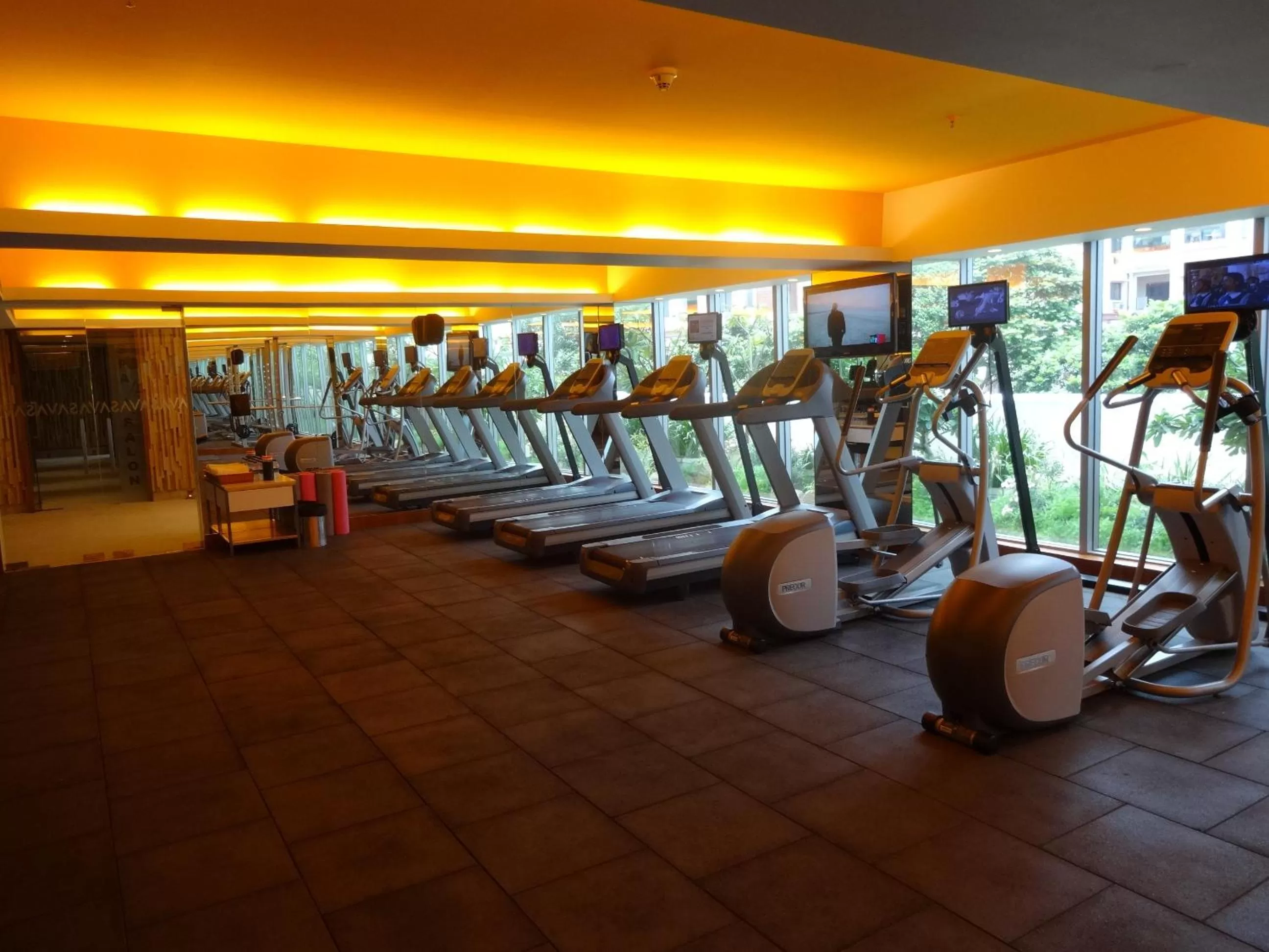 Fitness centre/facilities in Avasa Hotel