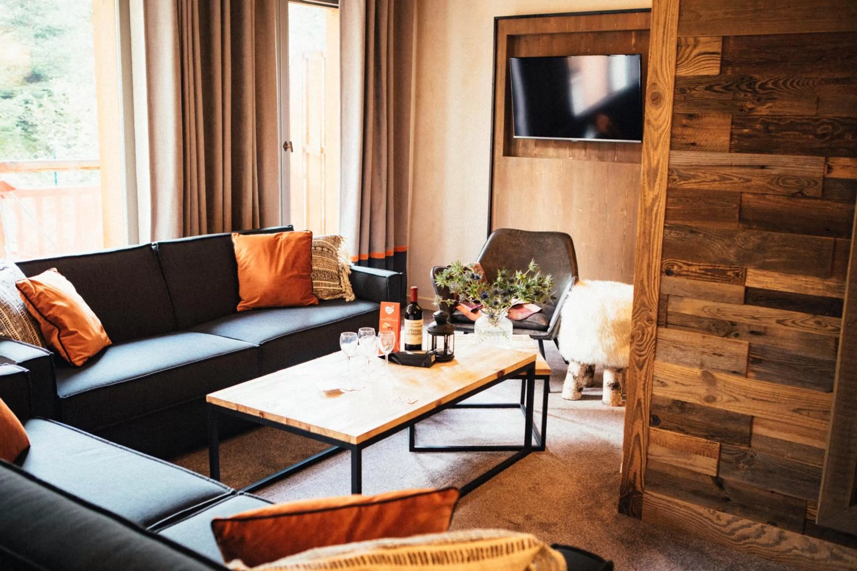 Living room in Hôtel L'Arboisie