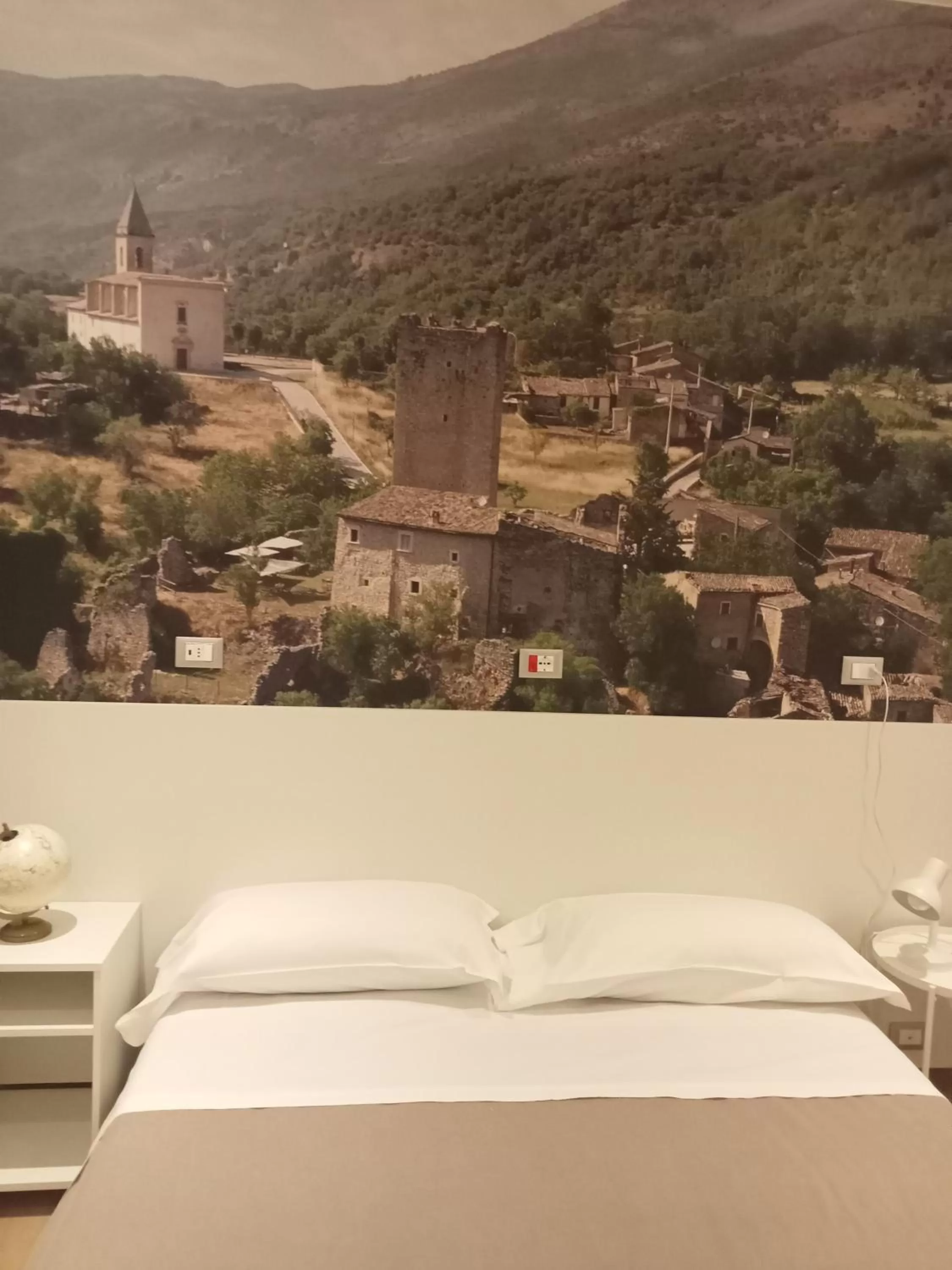 Bed in Hotel Porta Rivera