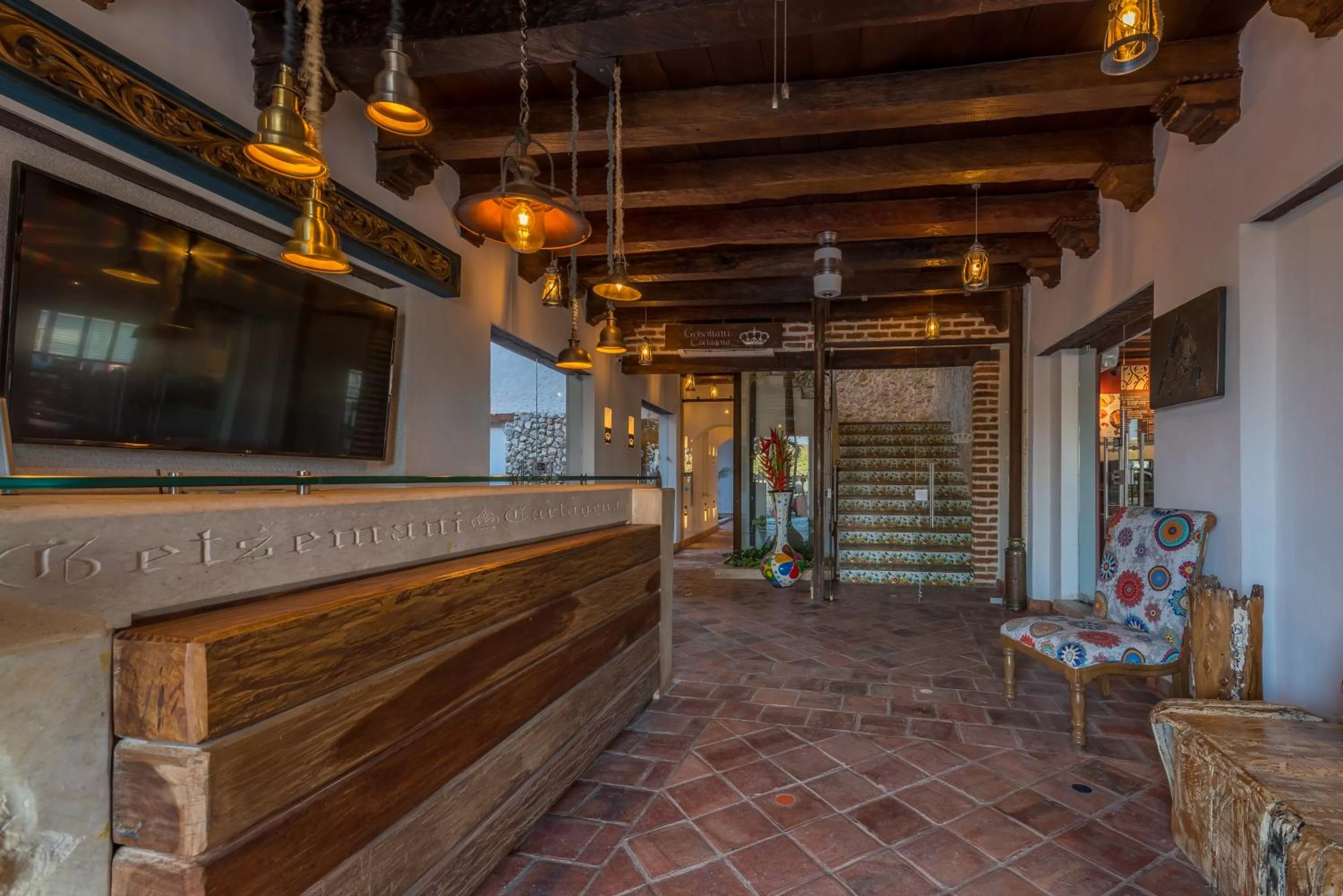 Lobby or reception in Getsemani Cartagena Hotel