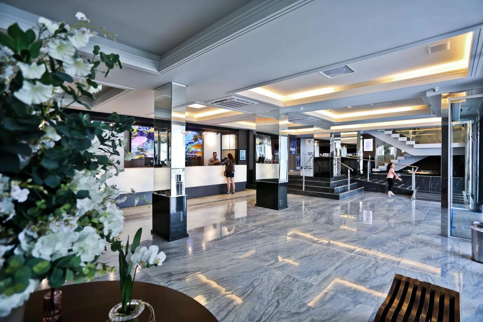 Lobby or reception in Sandri Palace Hotel