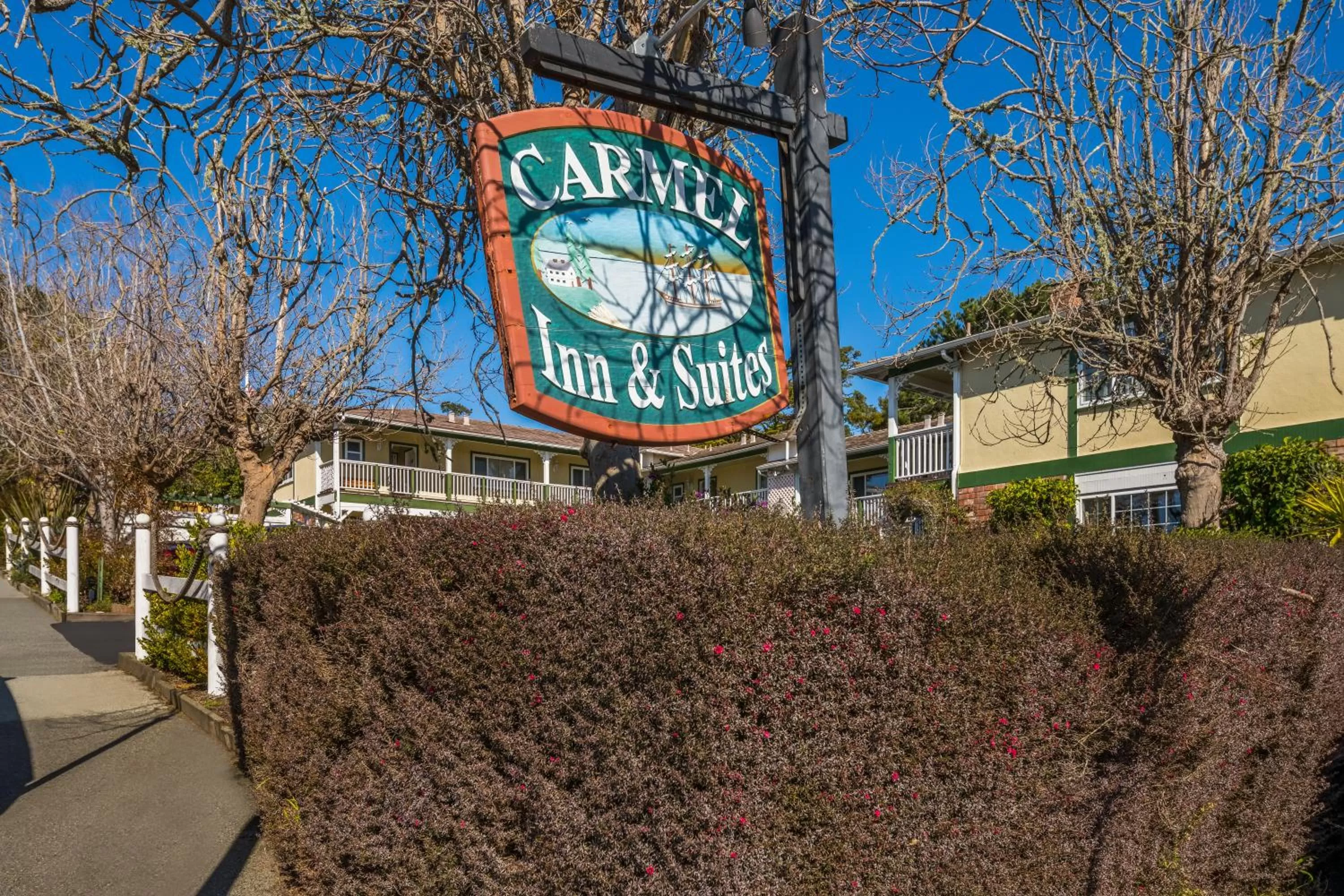 Property building in Carmel Inn & Suites
