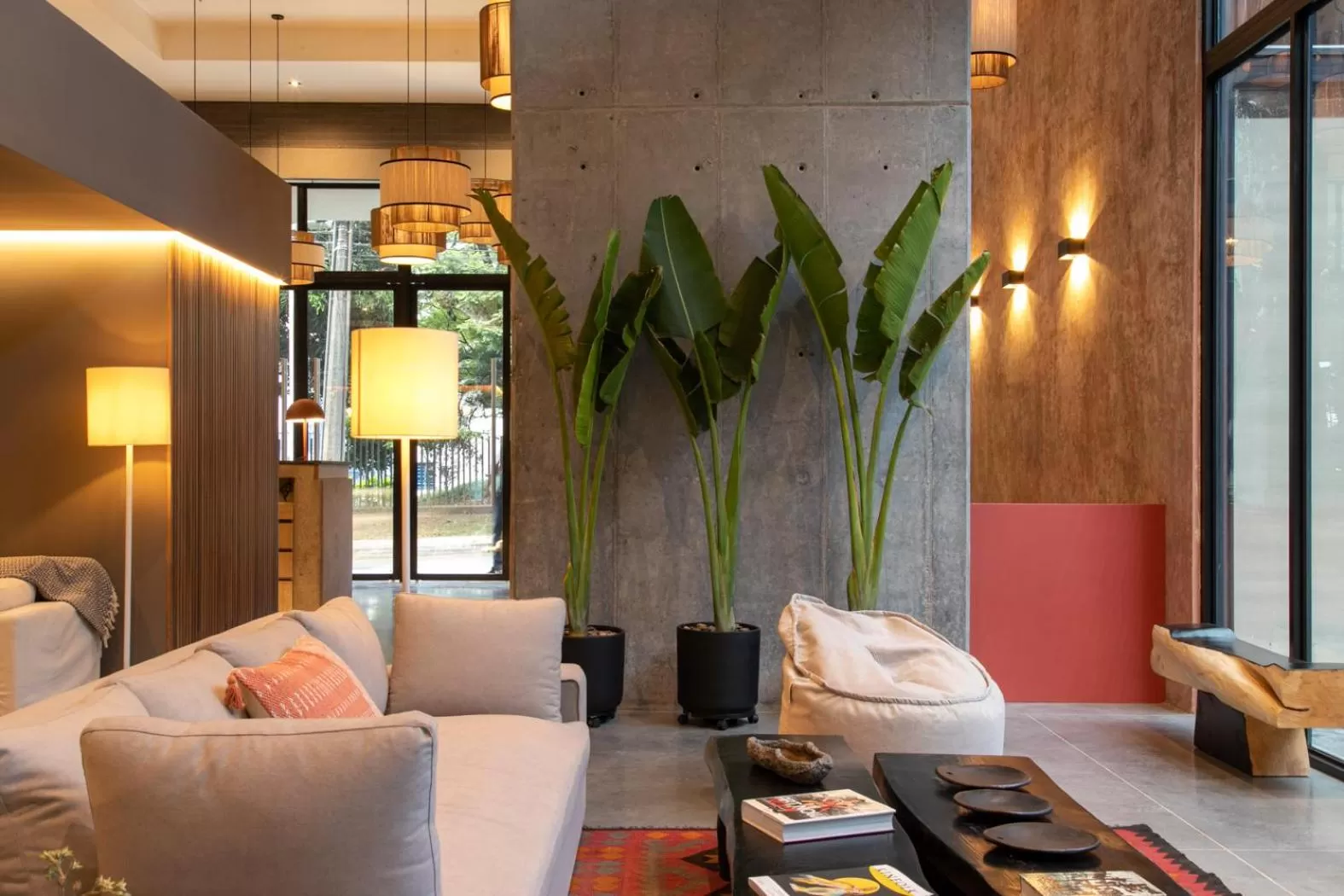 Seating area in Landmark Hotel