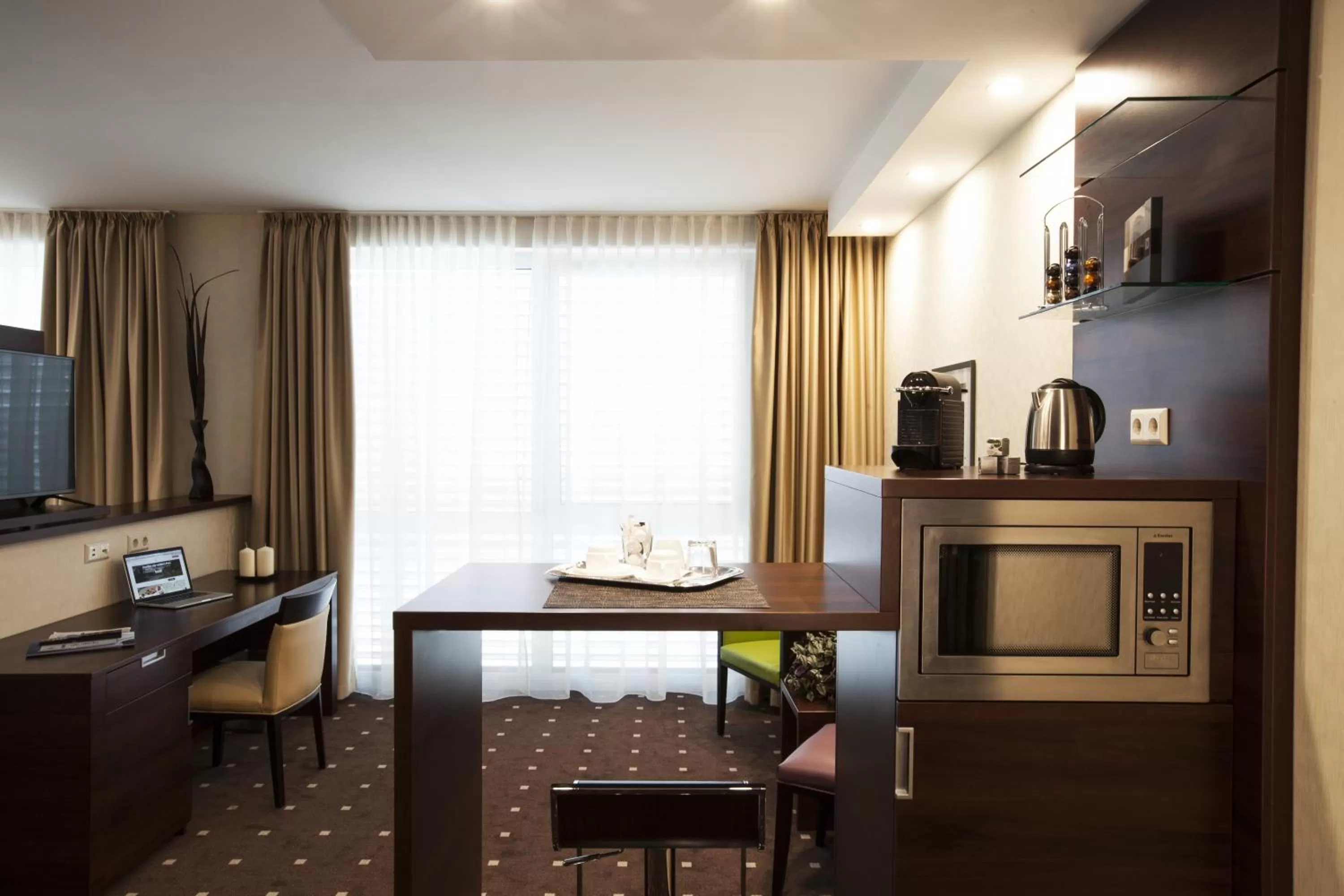 Living room in Aparthotel DeLuxe