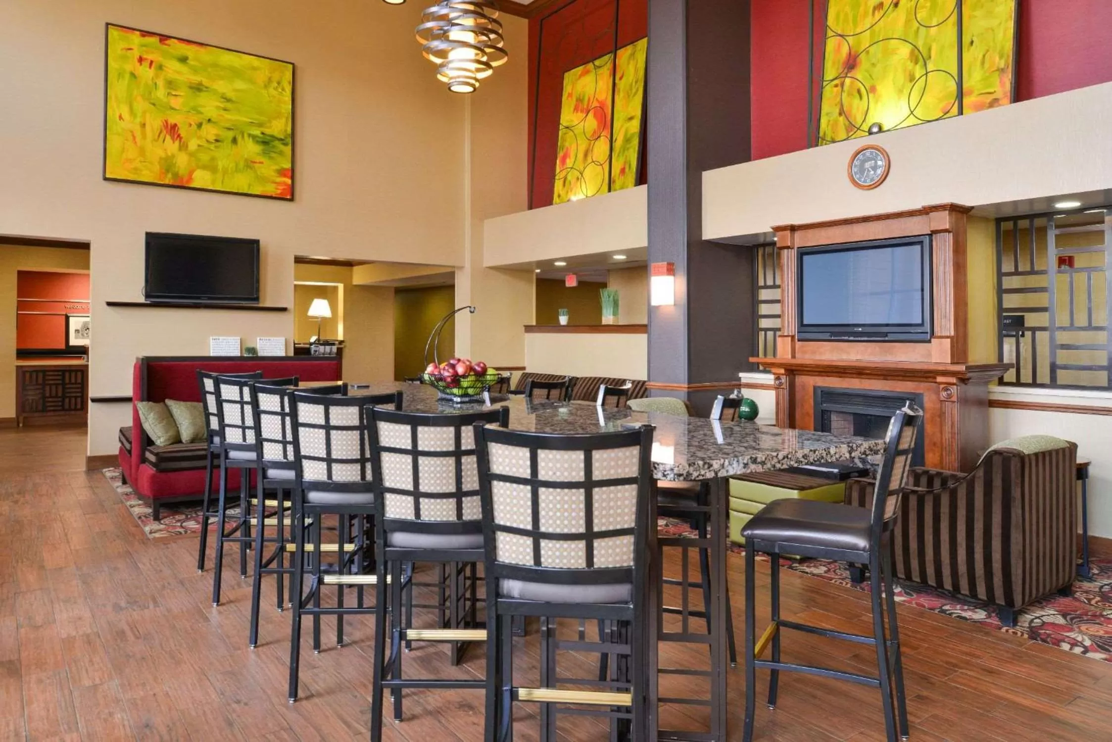 Lobby or reception in Hampton Inn & Suites Springboro