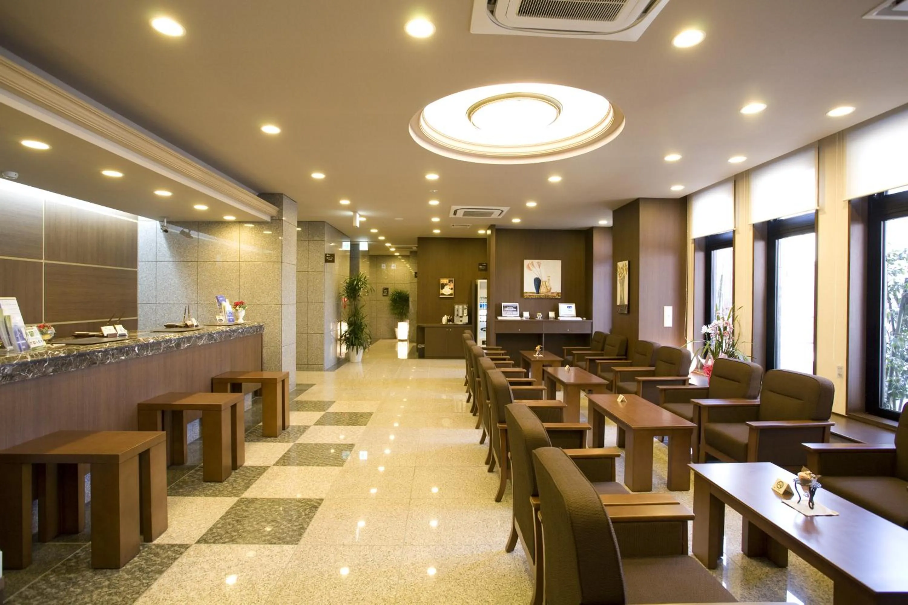 Lobby or reception in Hotel Route-Inn Omagari Ekimae