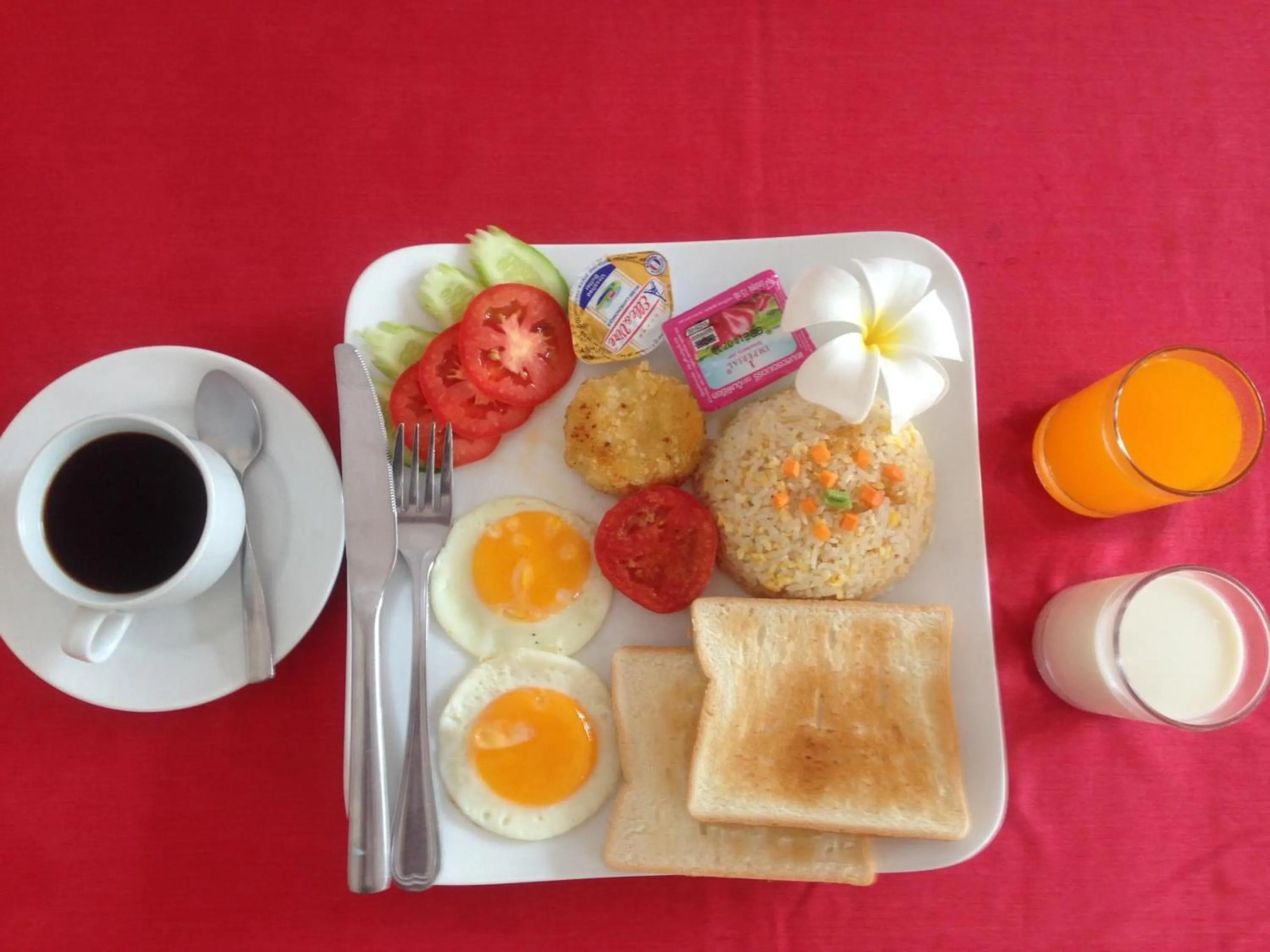 Food in King Boutique Hotel