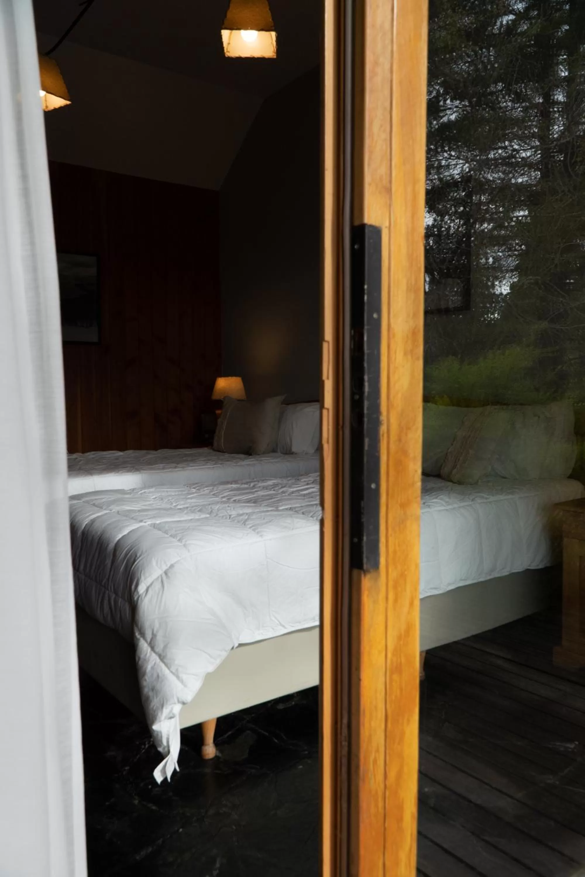 Bed in Arrayan Lake View Mountain Lodge & Casa De Te Arrayan