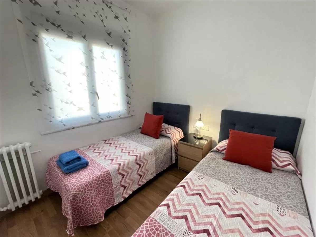 Bed in Habitaciones Rambla Catalunya