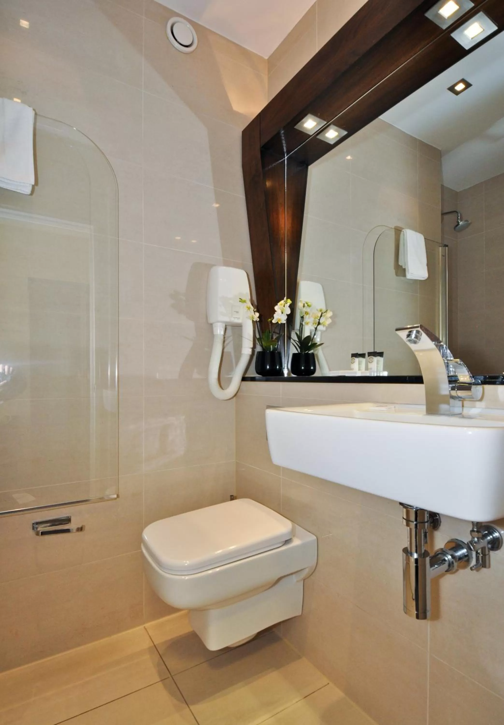 Shower in Flannery's Hotel