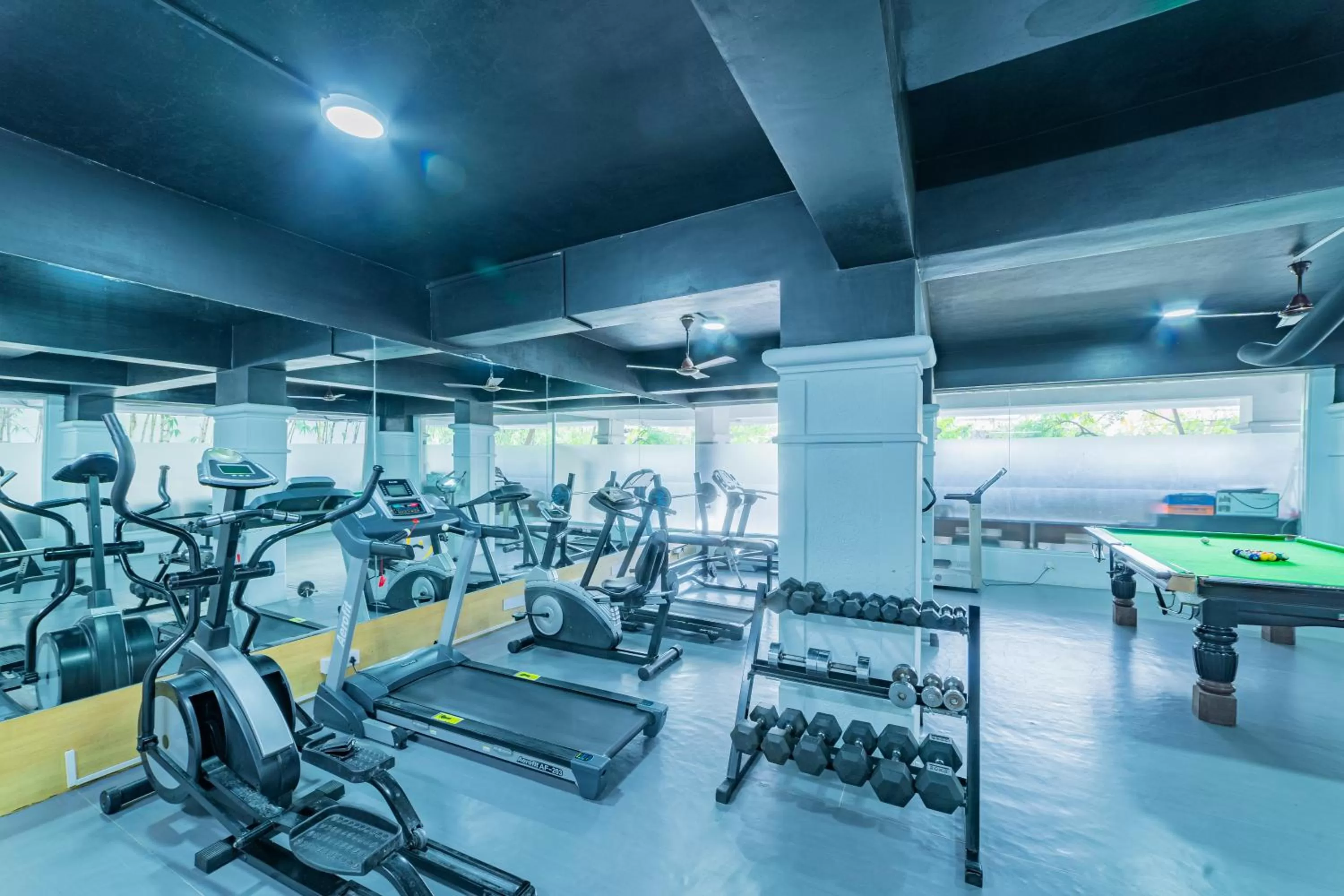 Fitness centre/facilities in Hotel Athome & Serviced Apartments by Deccan Serai Hotels