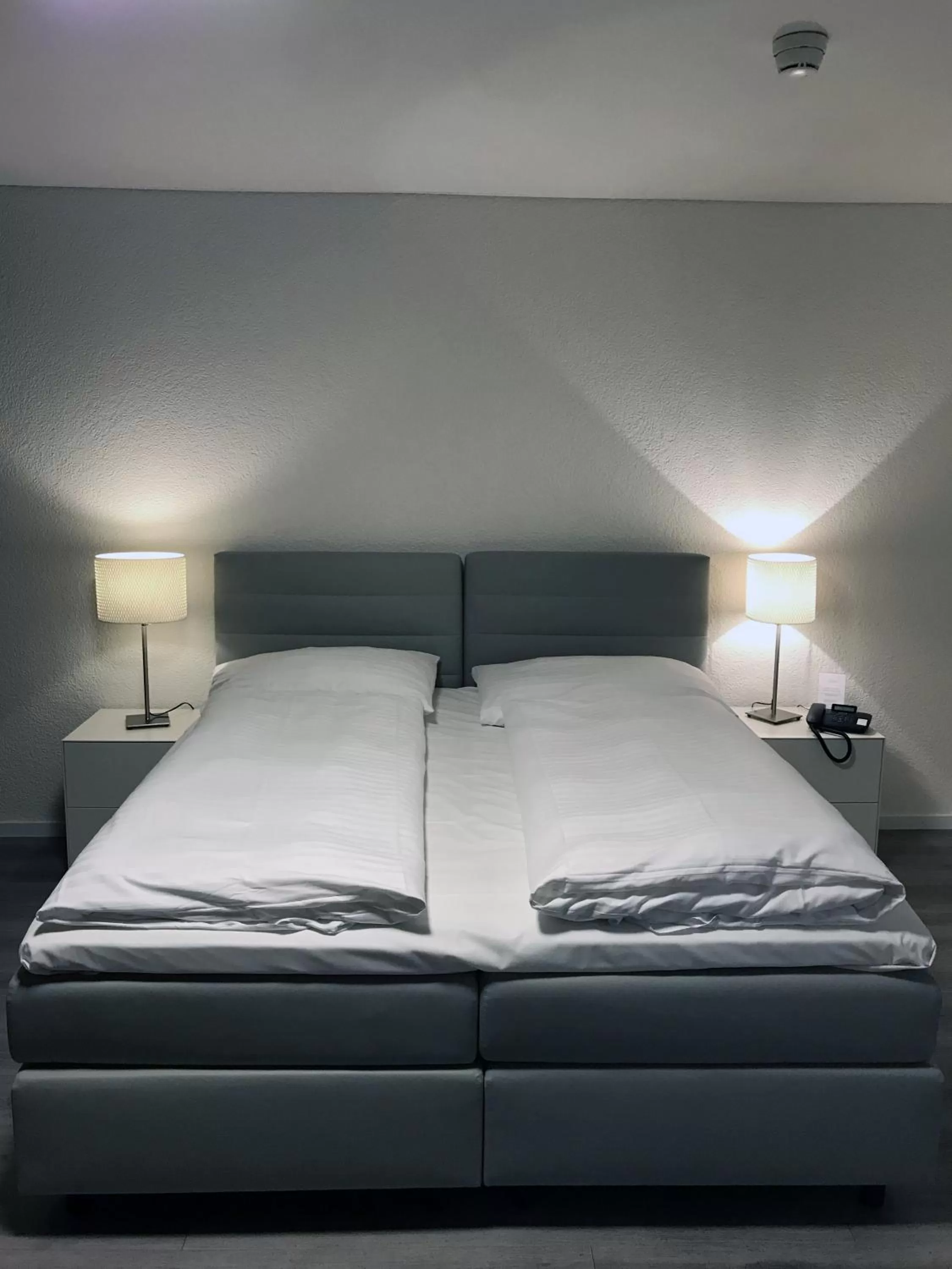 Bed in Hôtel de l'Ecluse