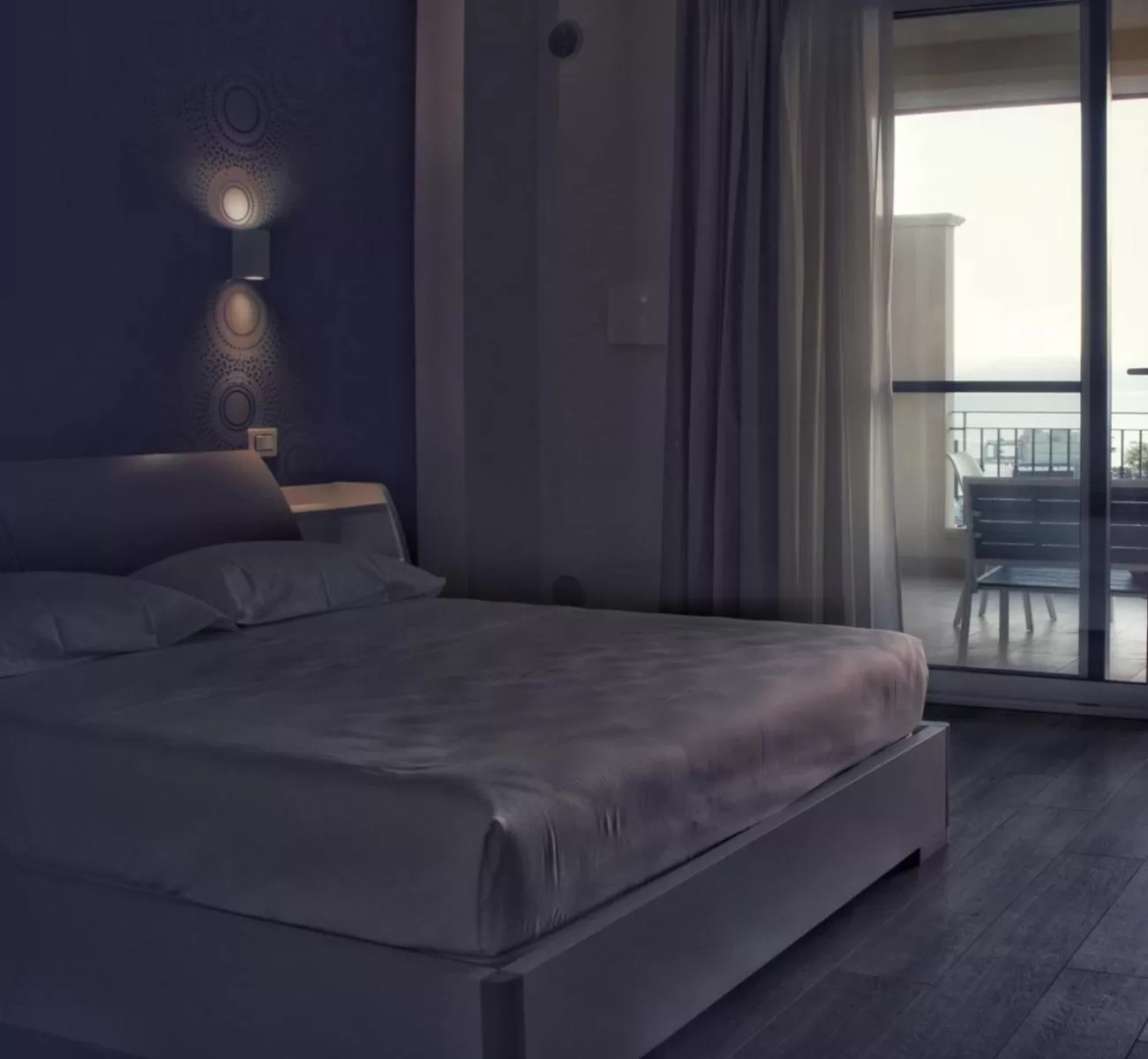 Bed in Lumarooms B&B