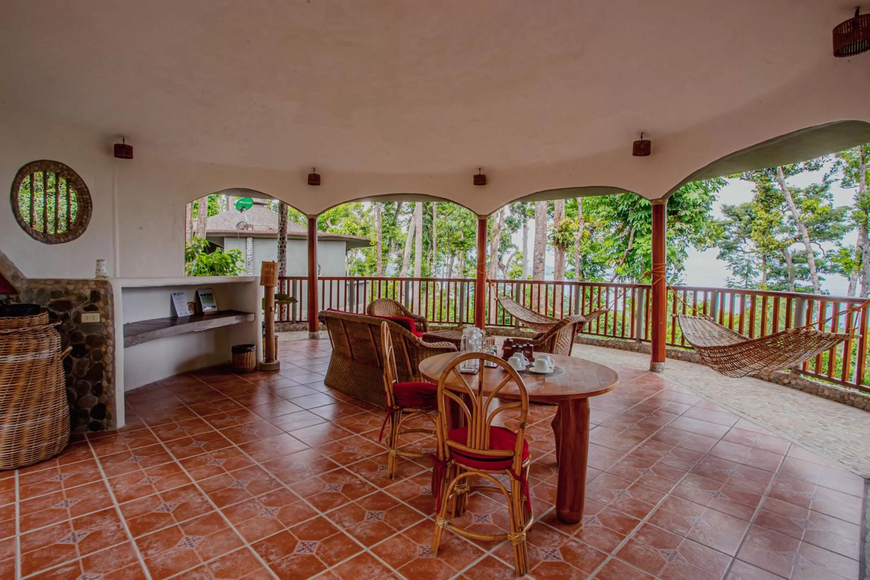 Balcony/Terrace in Atremaru Jungle Retreat