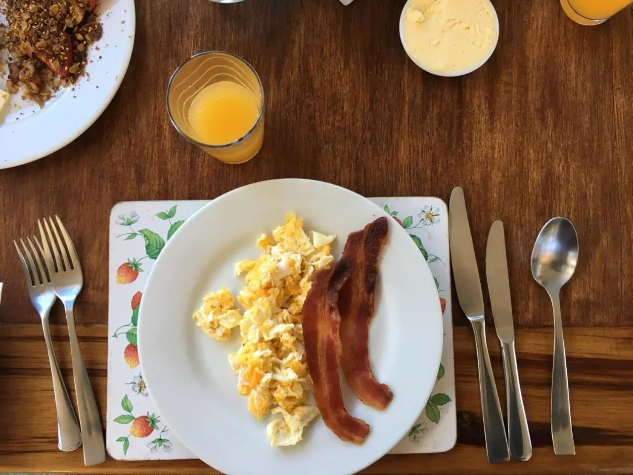 Breakfast in Poas Volcano Lodge