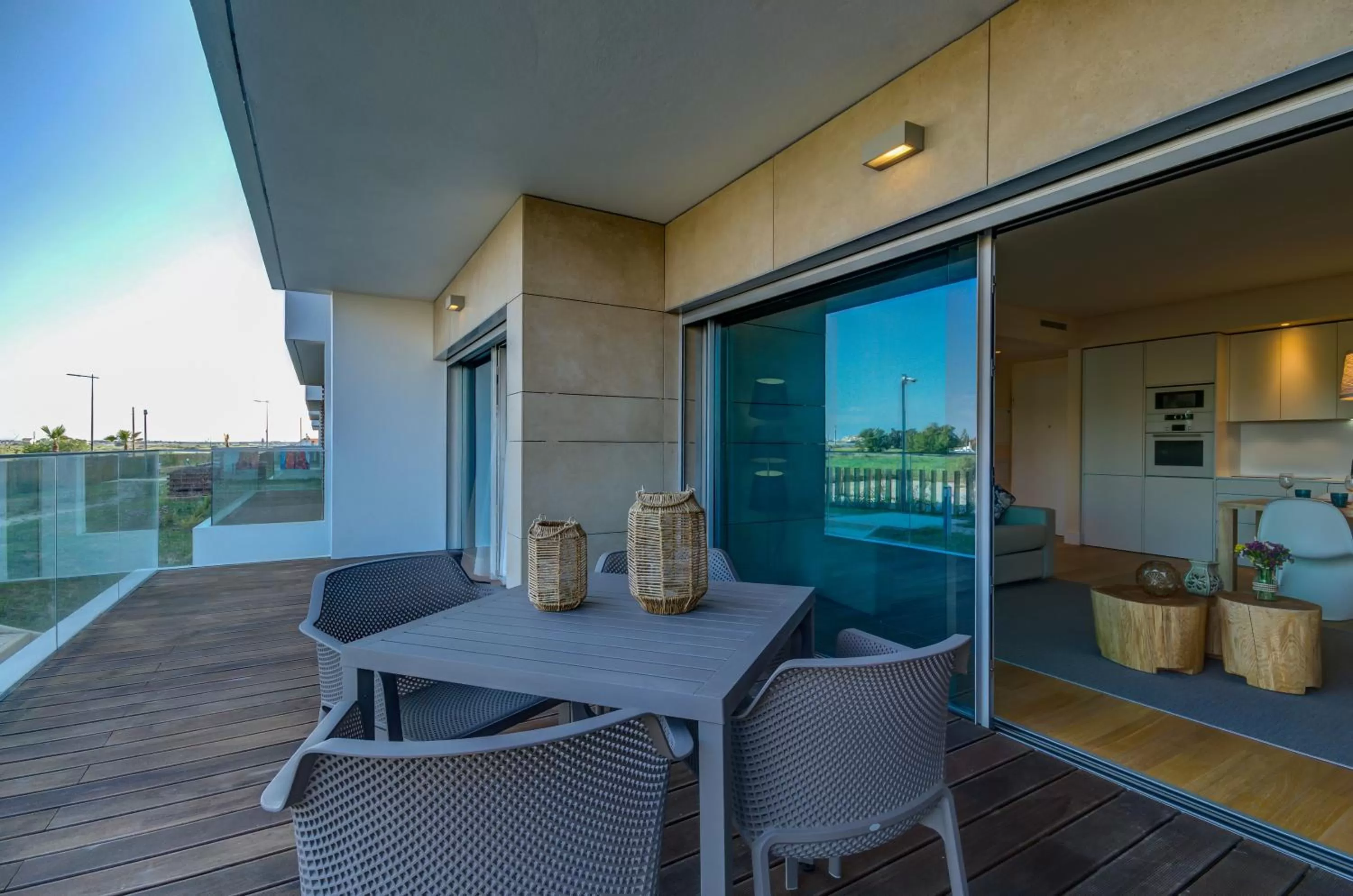 Patio in Praia do Sal Resort and SPA