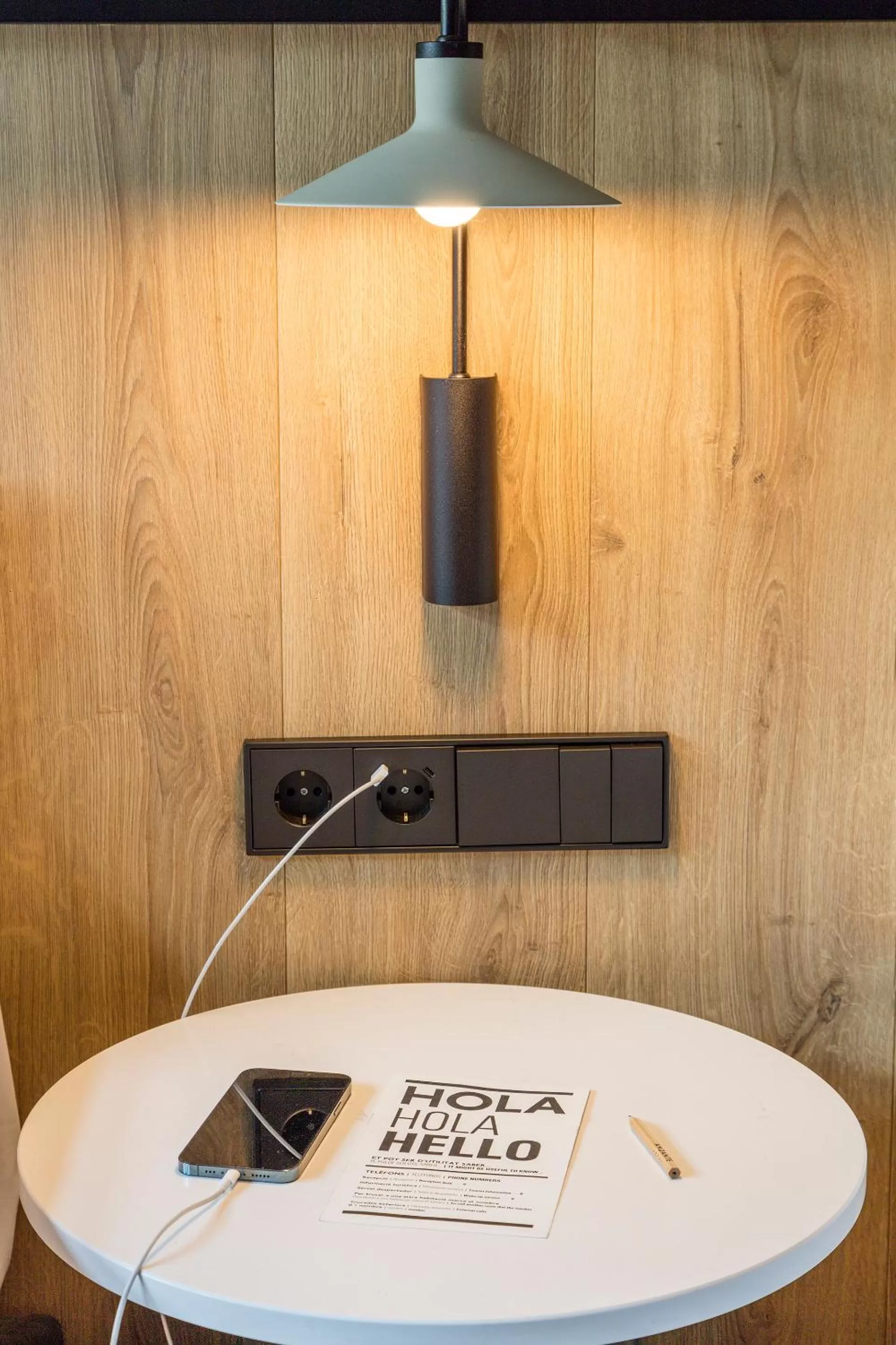 Decorative detail in Andante Hotel