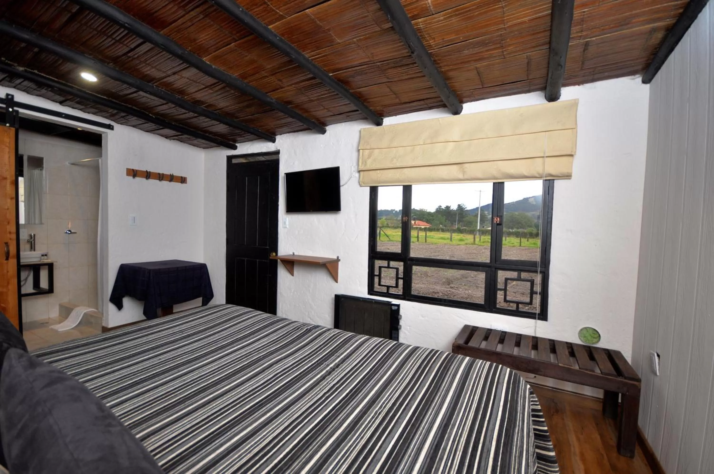 Bedroom, Bed in Posada Cafe La Huerta