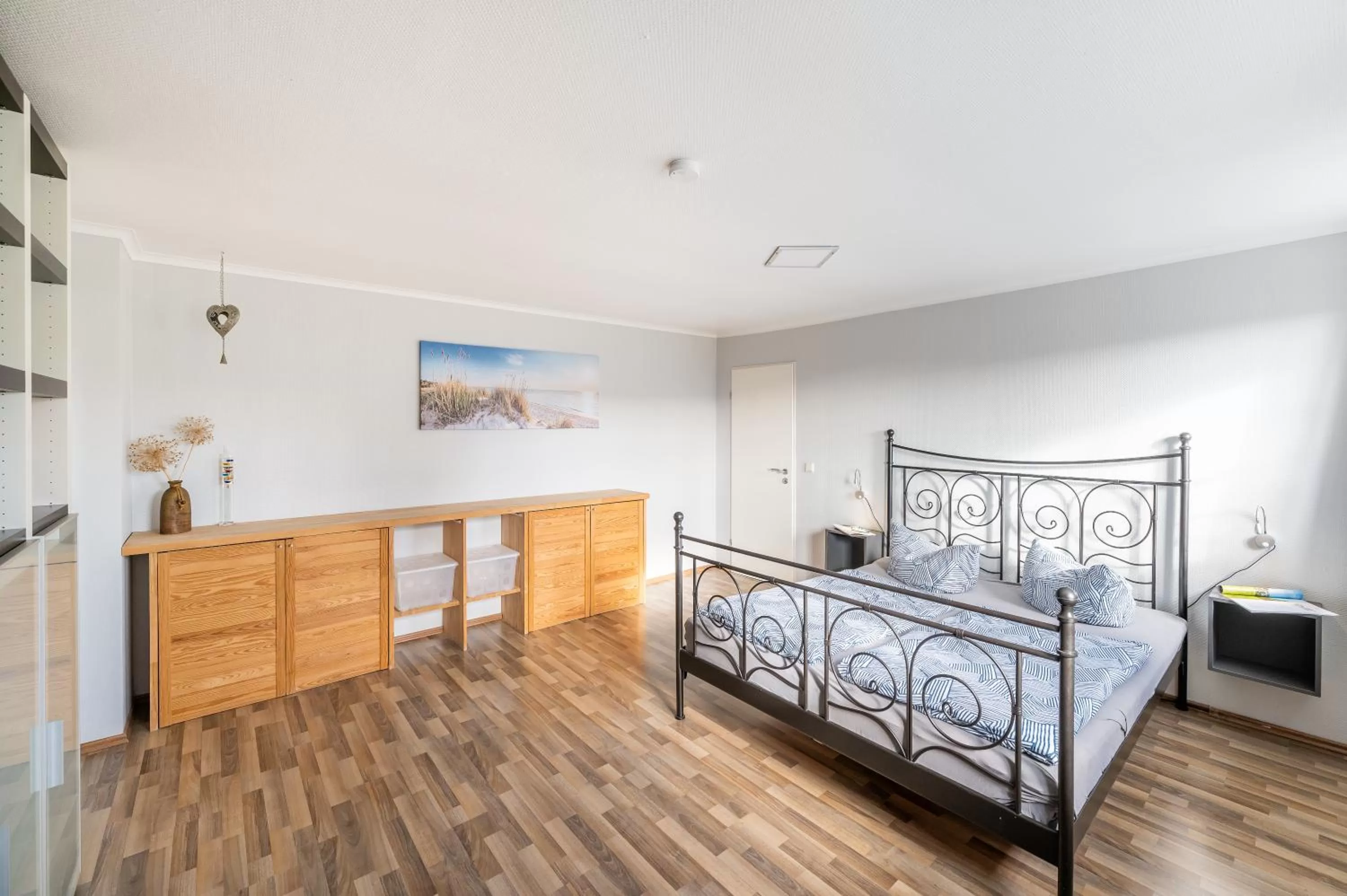 Bed in Haus Ferienglück Sauna im Haus