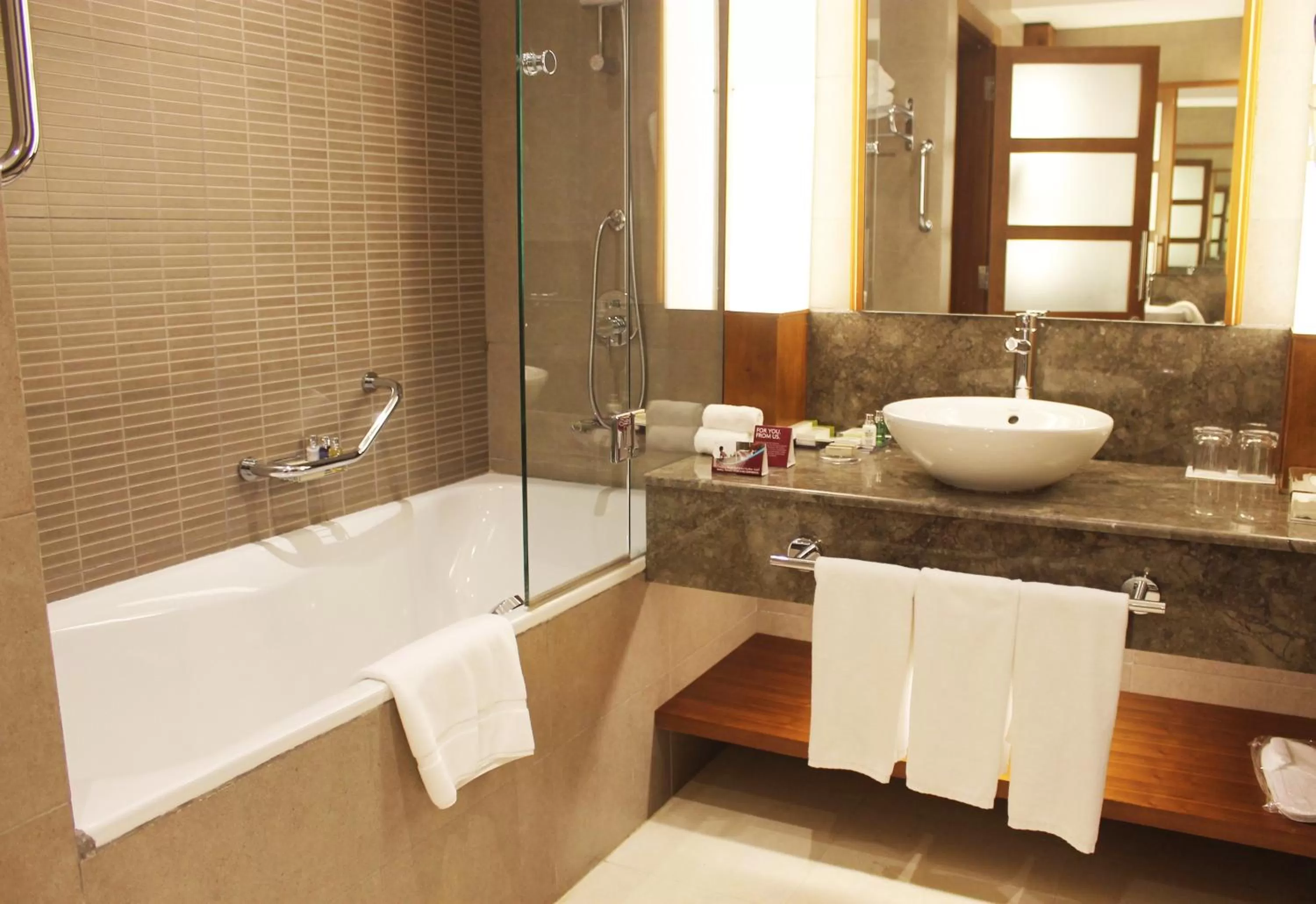 Bathroom in Crowne Plaza Sohar by IHG