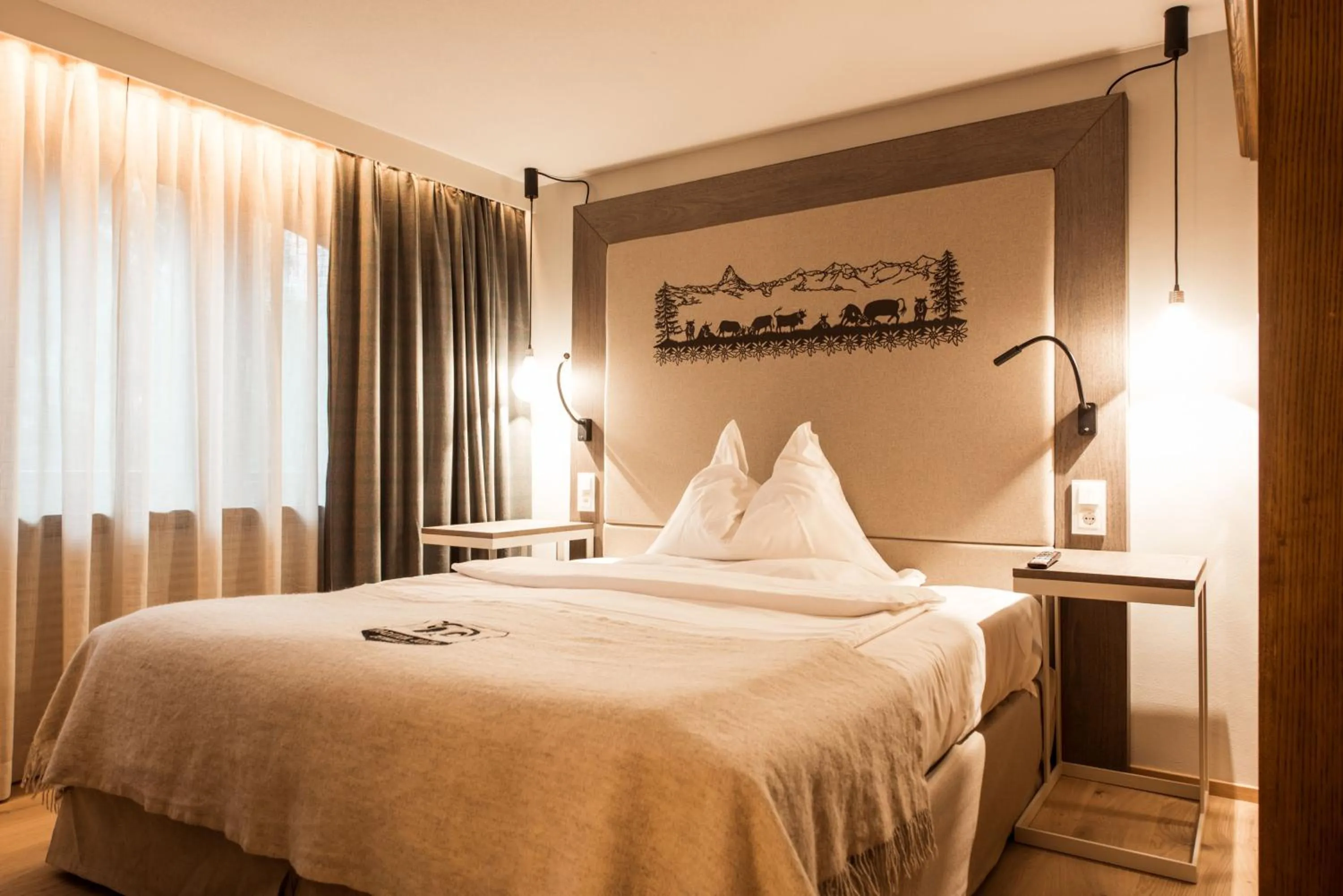 Bed in Hotel Daniela